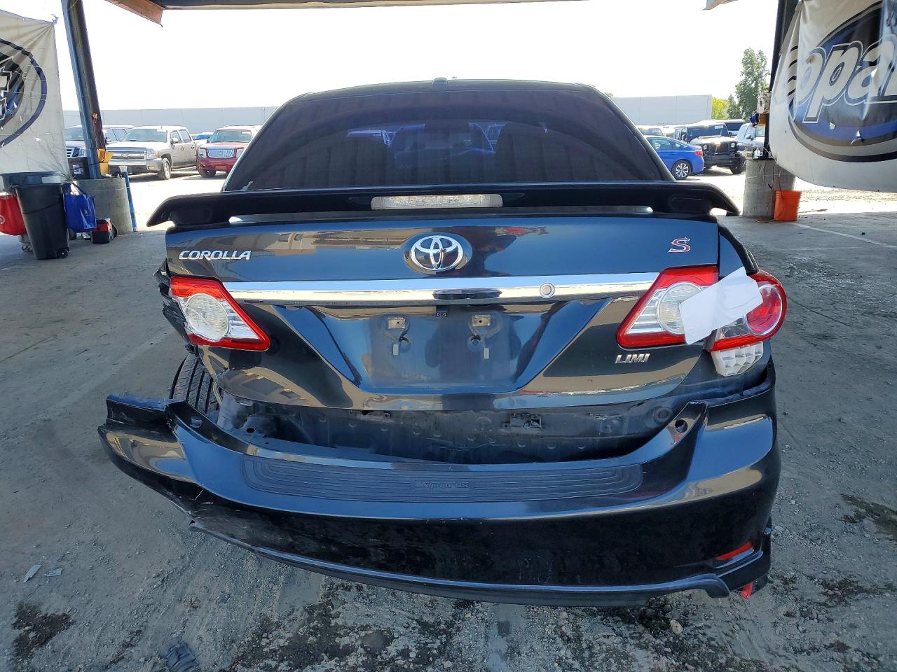2013 Toyota Corolla S Black vin: 5YFBU4EE3DP162497