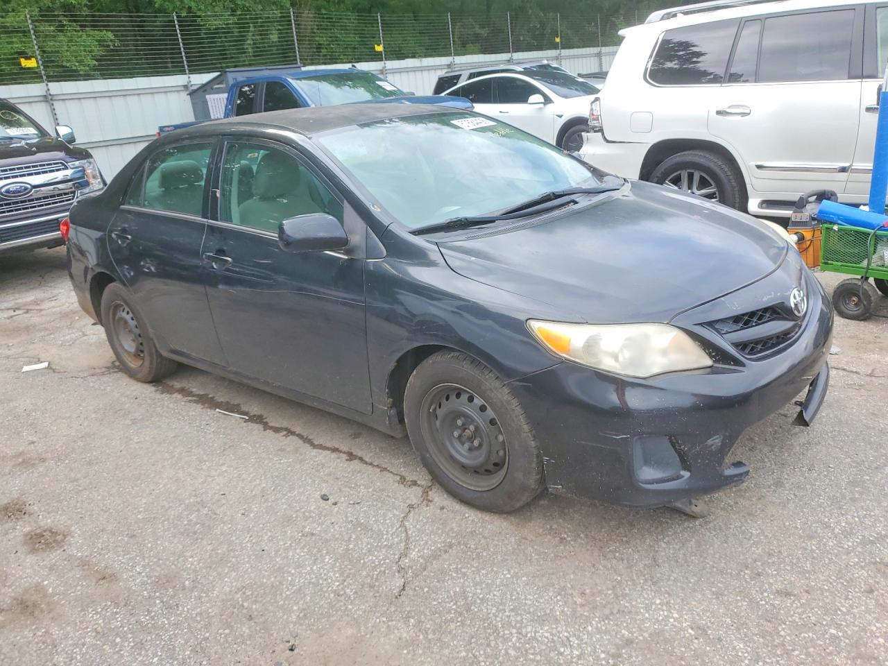 2013 Toyota Corolla L Черный vin: 5YFBU4EE3DP183558
