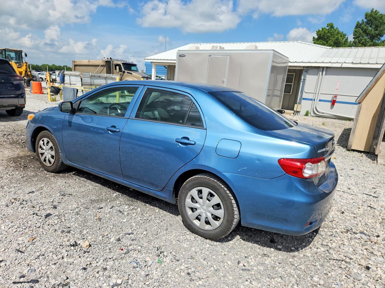 2013 Toyota Corolla L Blue vin: 5YFBU4EE3DP197332