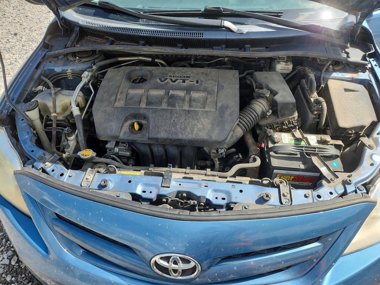 2013 Toyota Corolla L Blue vin: 5YFBU4EE3DP197332