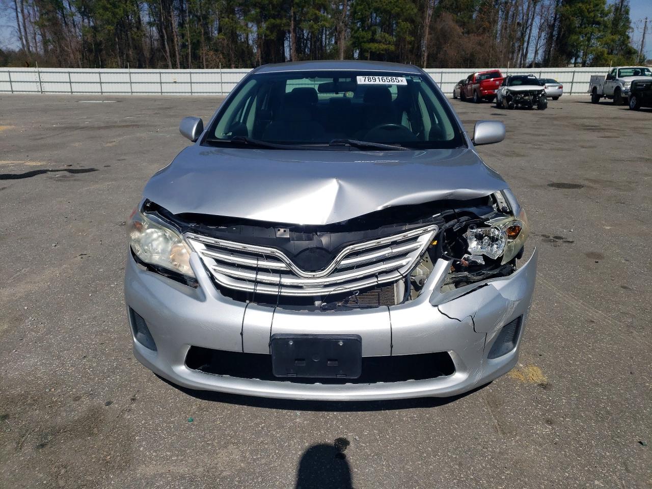2013 Toyota Corolla Le Silver vin: 5YFBU4EE3DP201654