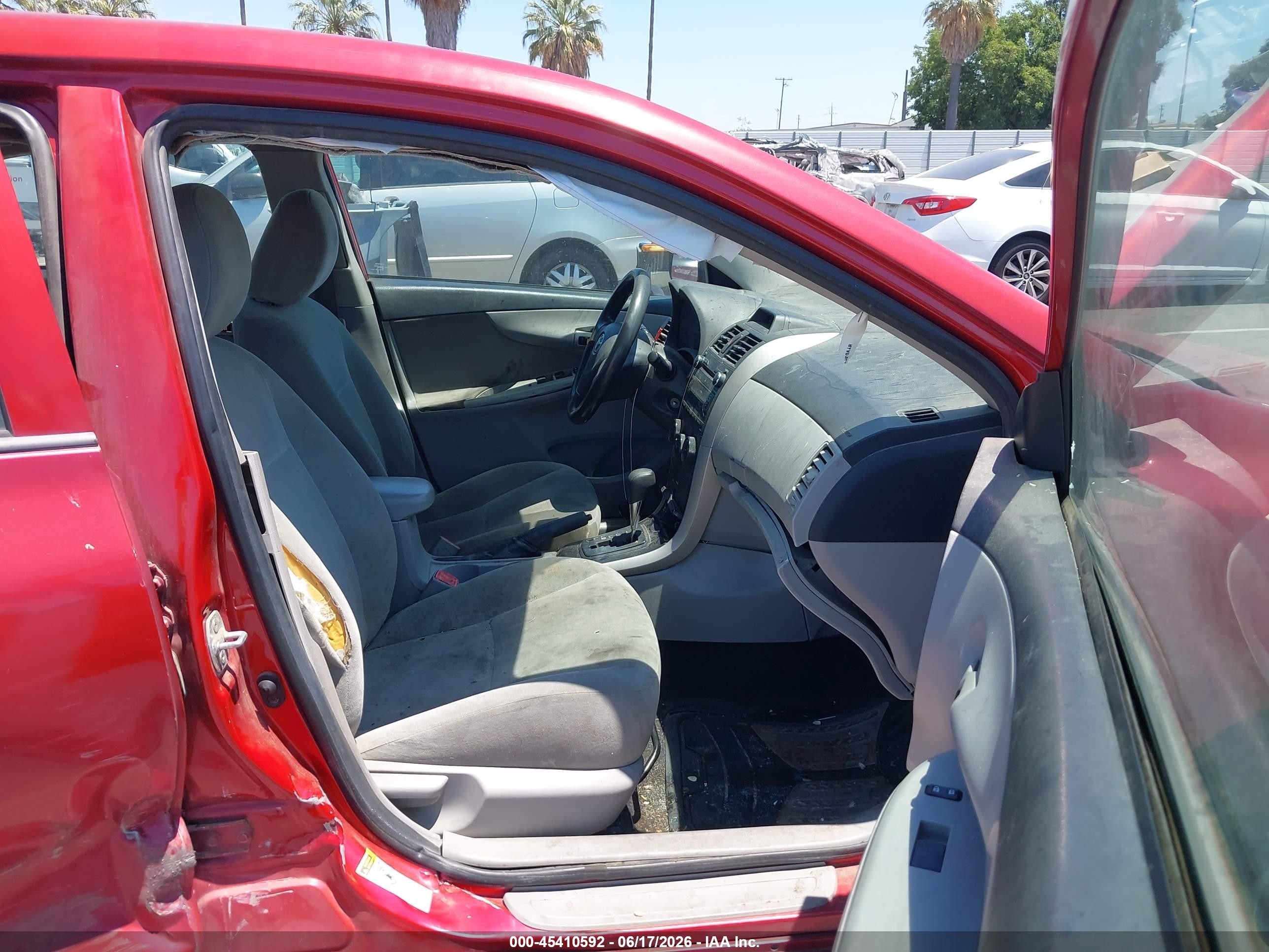 2013 Toyota Corolla L Red vin: 5YFBU4EE3DP205056