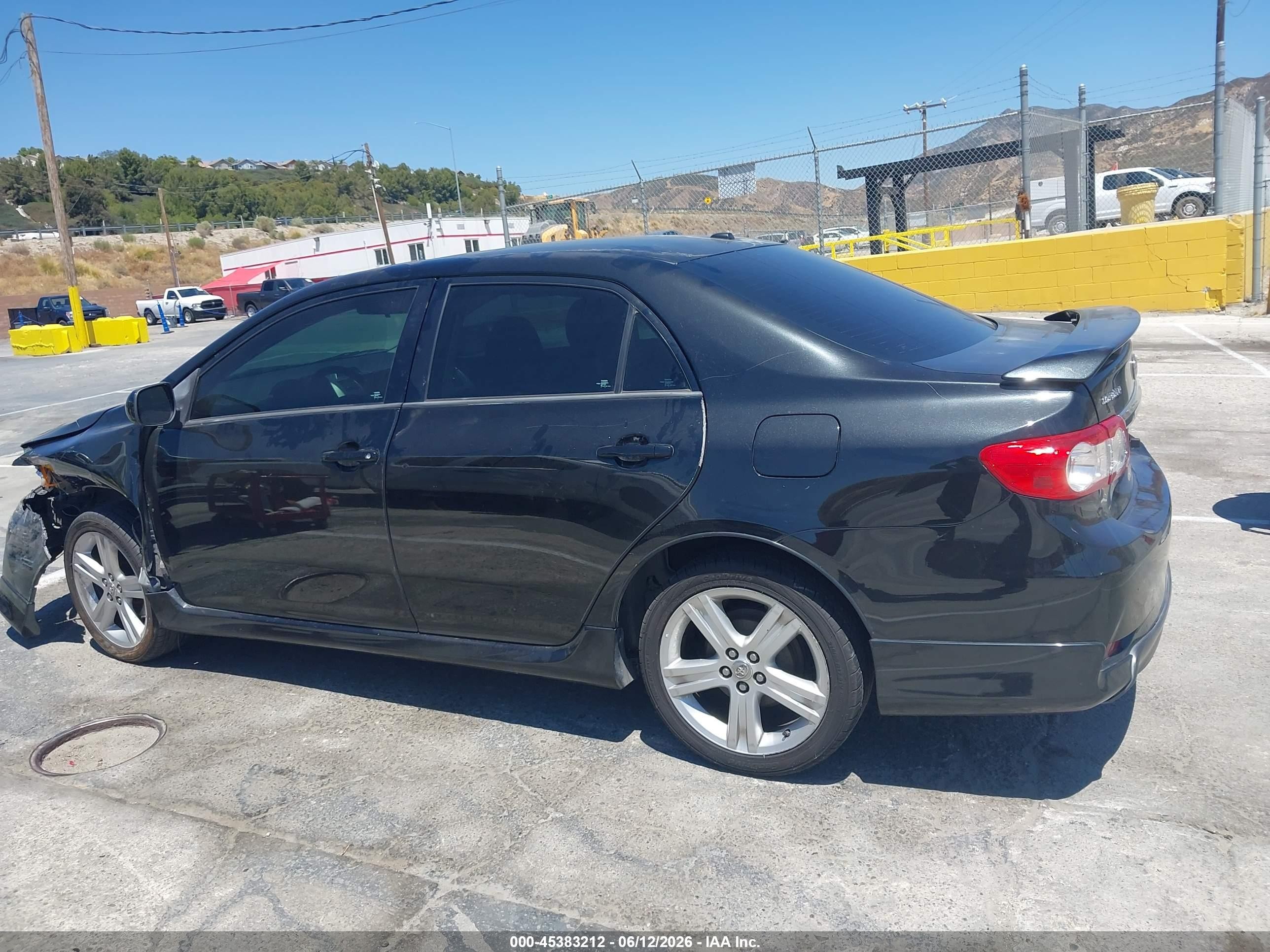 2013 Toyota Corolla S Gray vin: 5YFBU4EE3DP207860