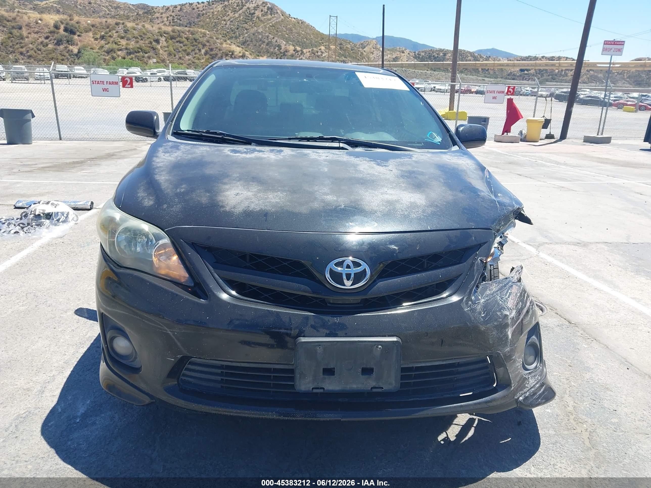 2013 Toyota Corolla S Gray vin: 5YFBU4EE3DP207860