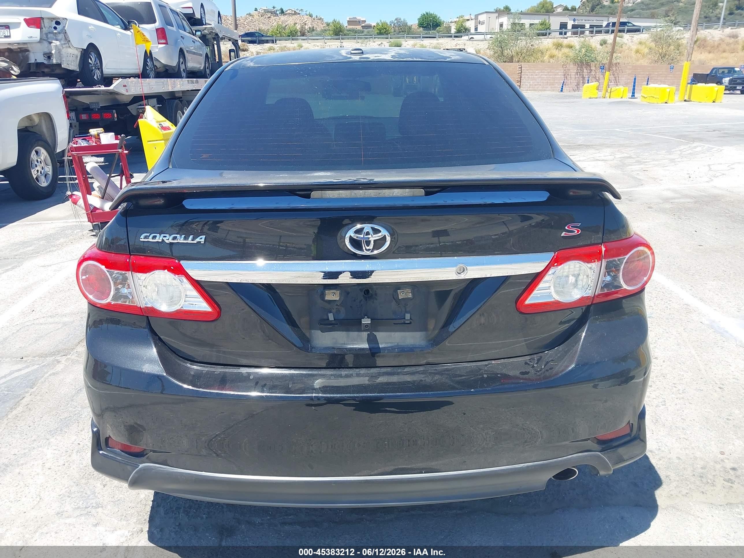 2013 Toyota Corolla S Gray vin: 5YFBU4EE3DP207860