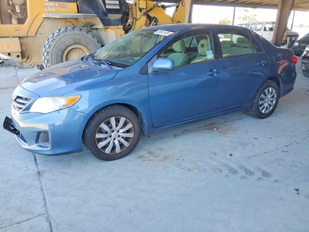 2013 Toyota Corolla Le Blue vin: 5YFBU4EE3DP214789