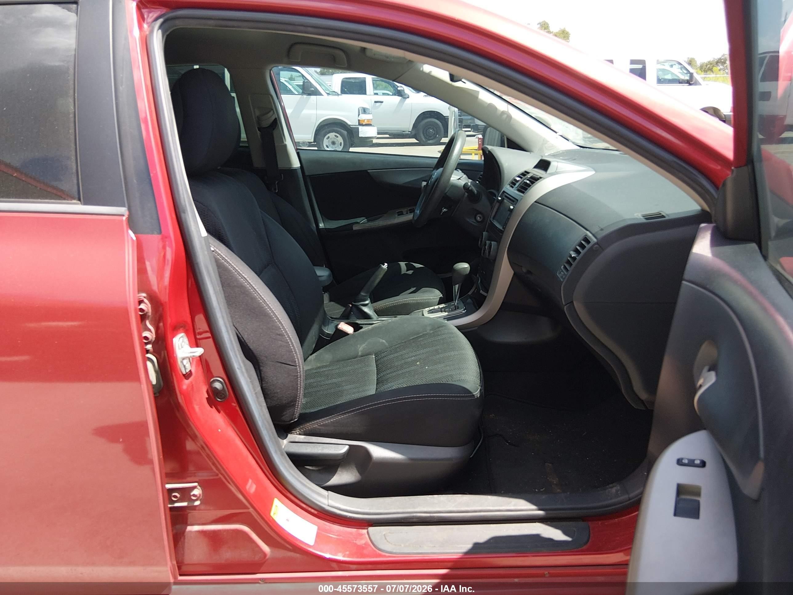 2013 Toyota Corolla S Red vin: 5YFBU4EE3DP221189
