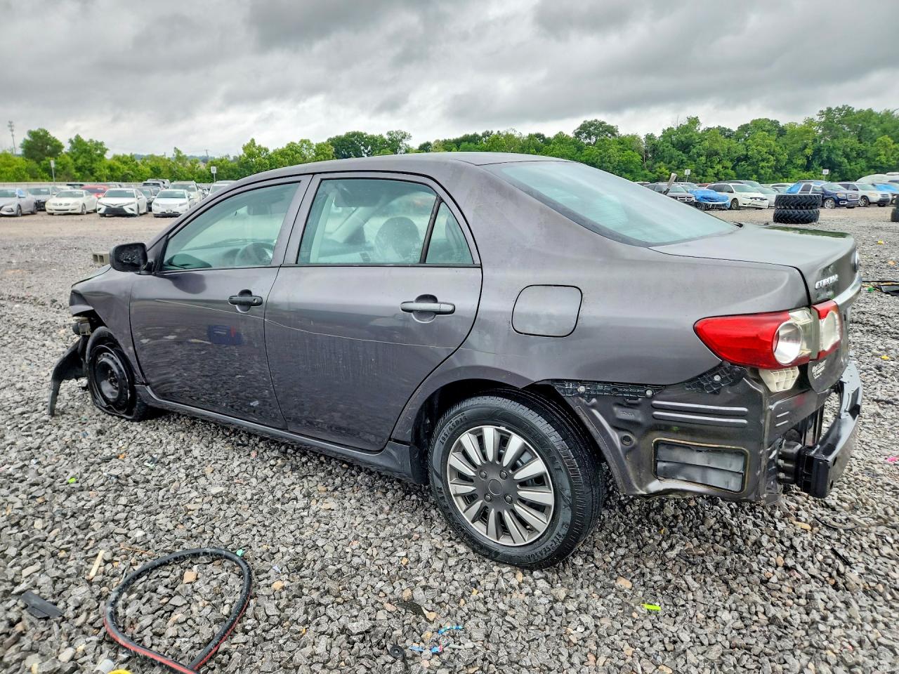 2012 Toyota Corolla L Gray vin: 5YFBU4EE4CP010078