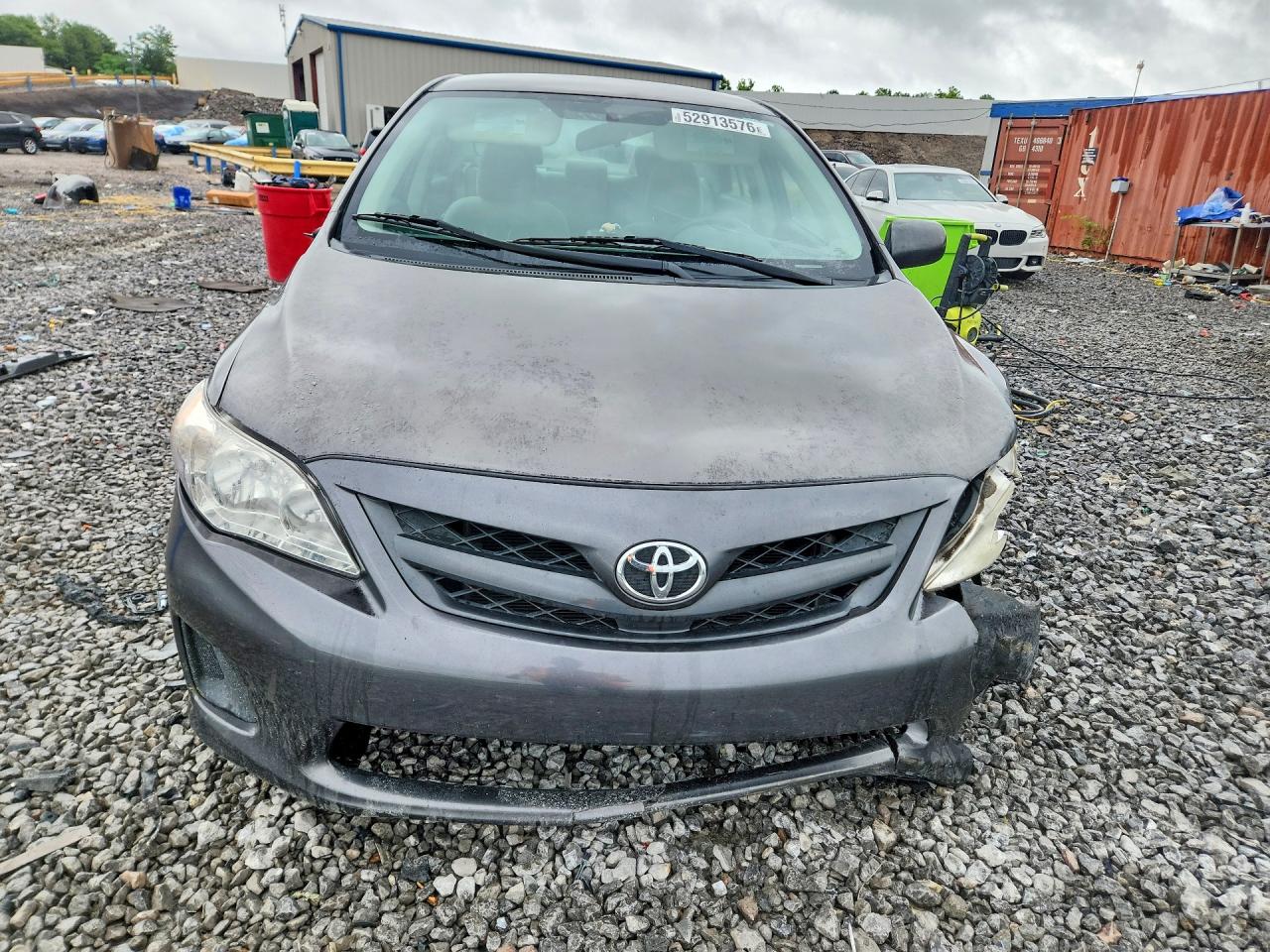 2012 Toyota Corolla L Gray vin: 5YFBU4EE4CP010078