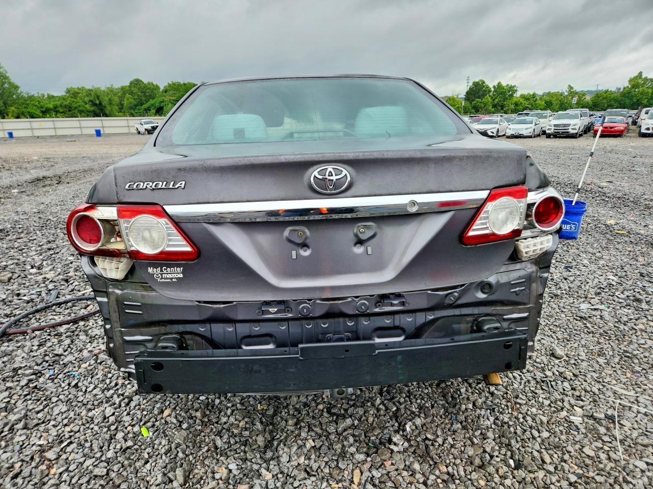 2012 Toyota Corolla L Gray vin: 5YFBU4EE4CP010078
