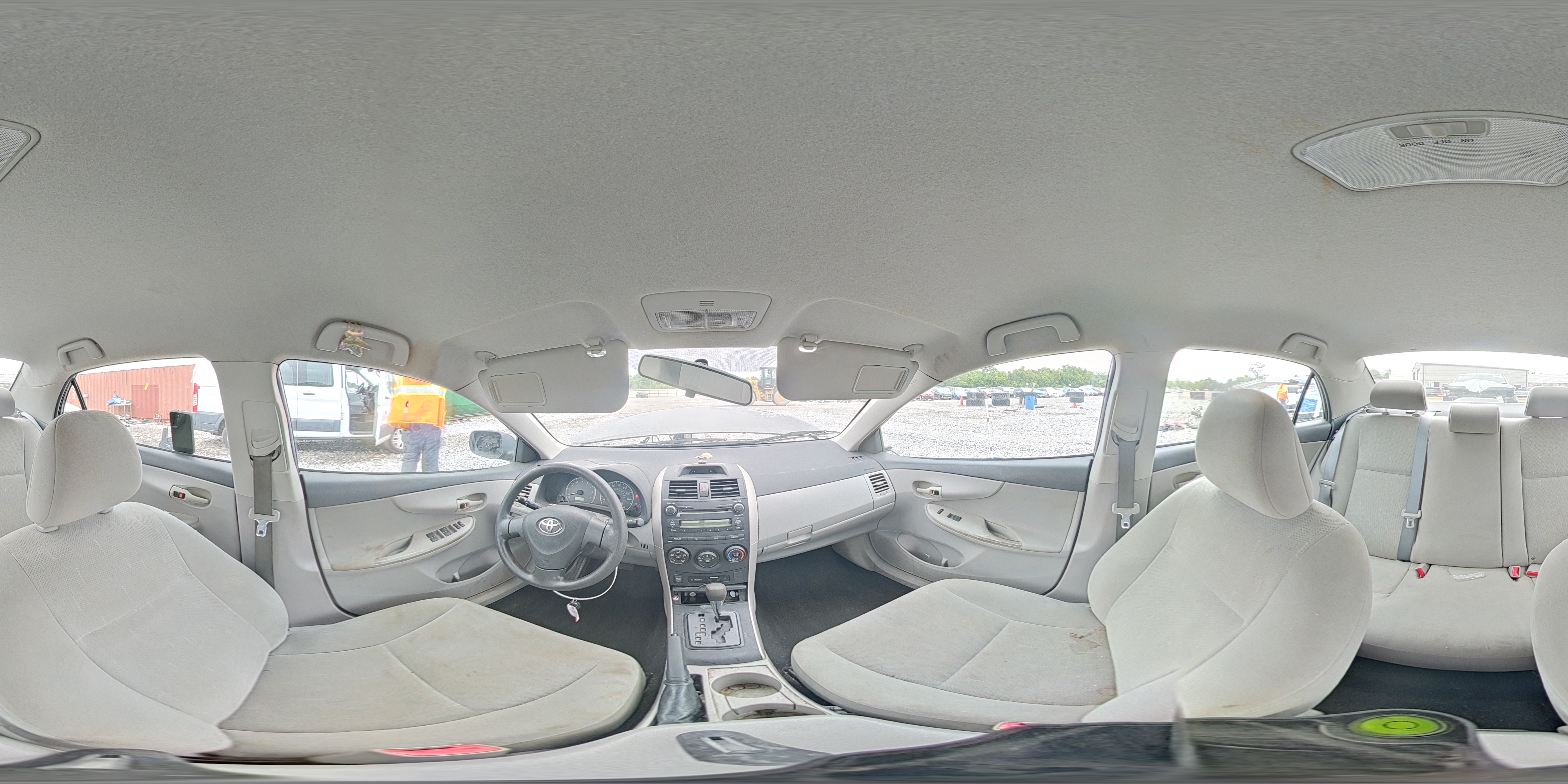 2012 Toyota Corolla L Gray vin: 5YFBU4EE4CP010078