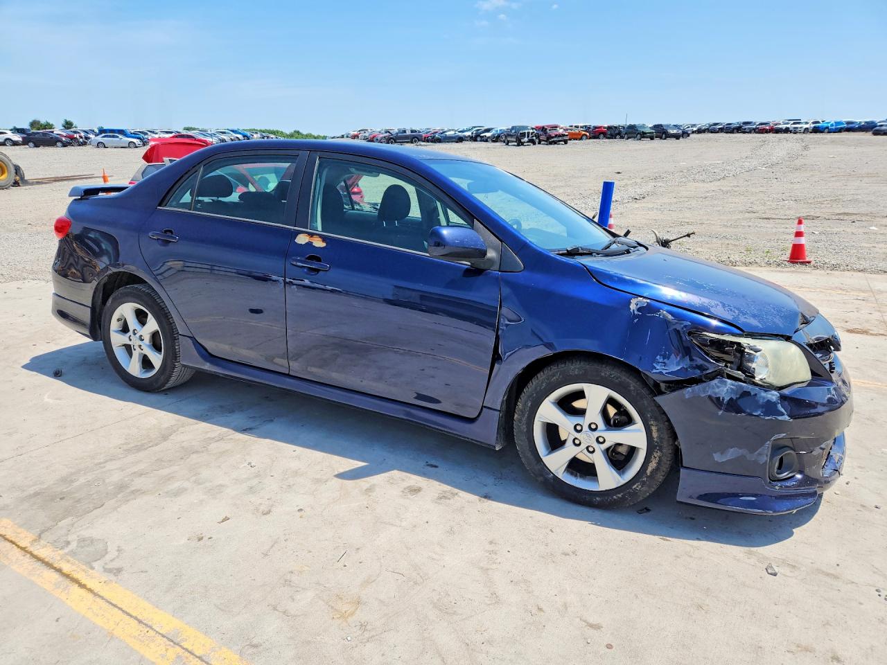 2012 Toyota Corolla S Blue vin: 5YFBU4EE4CP011148