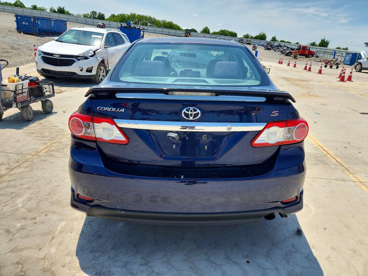 2012 Toyota Corolla S Blue vin: 5YFBU4EE4CP011148