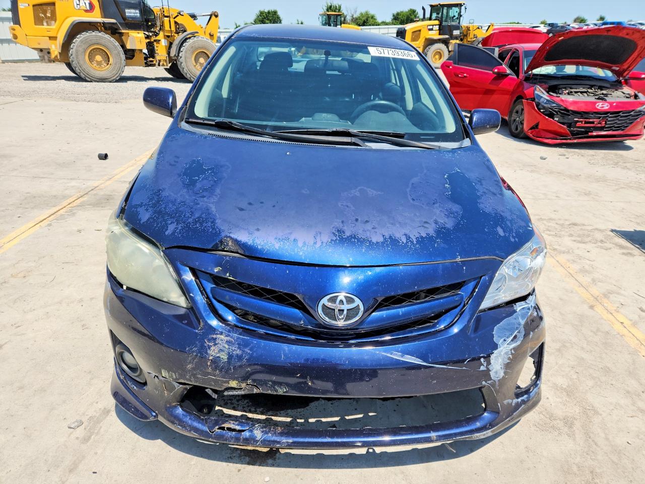 2012 Toyota Corolla S Blue vin: 5YFBU4EE4CP011148