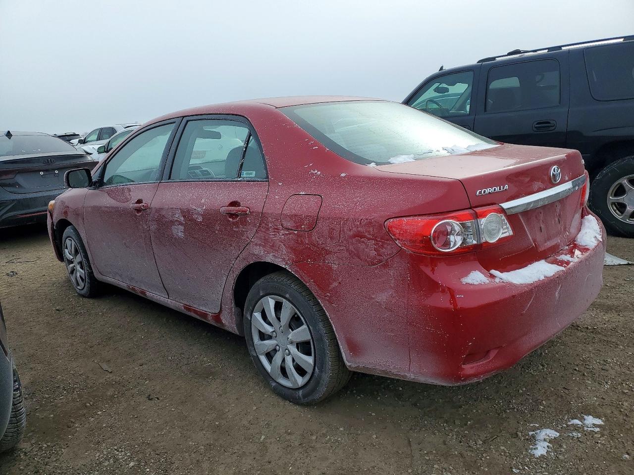 2012 Toyota Corolla Base Red vin: 5YFBU4EE4CP016348