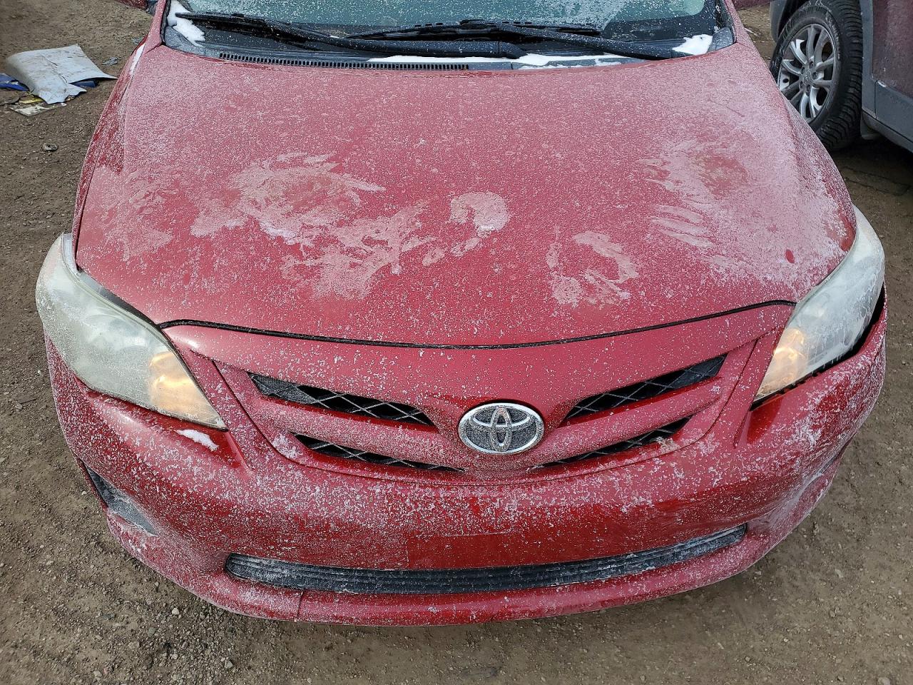 2012 Toyota Corolla Base Red vin: 5YFBU4EE4CP016348