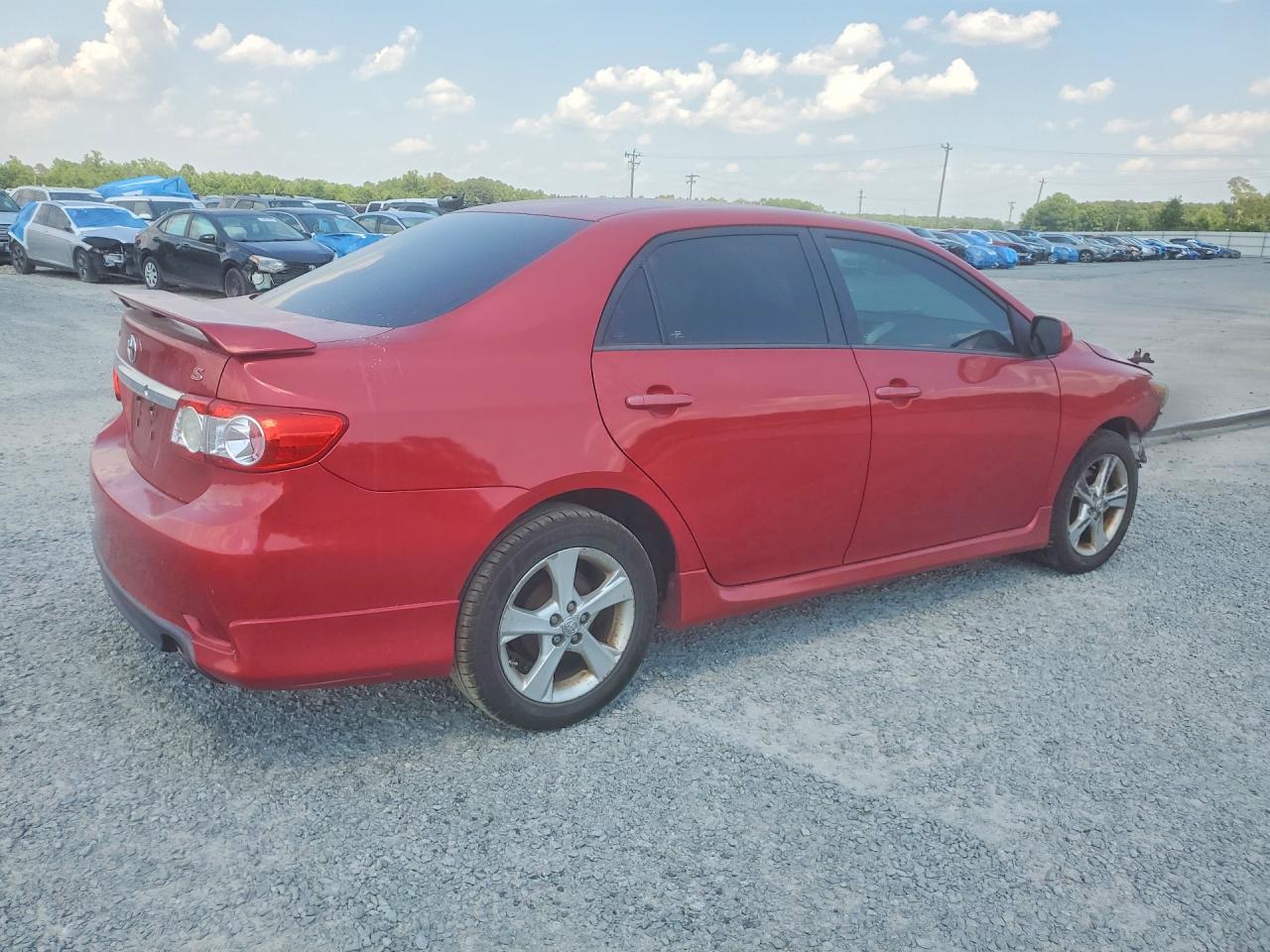 2012 Toyota Corolla S Red vin: 5YFBU4EE4CP026037