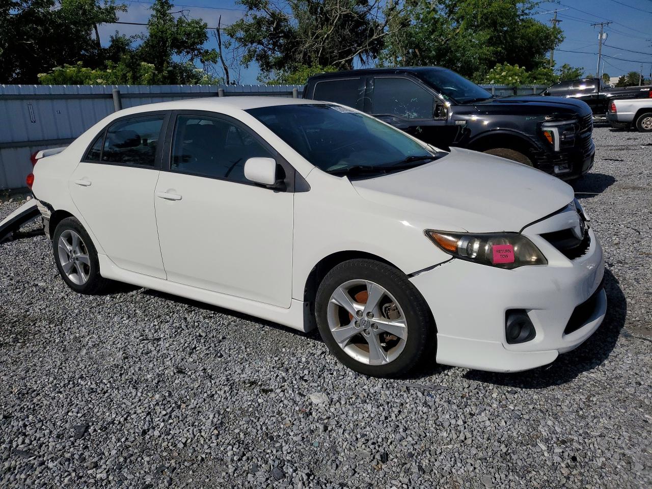 2012 Toyota Corolla S White vin: 5YFBU4EE4CP032811