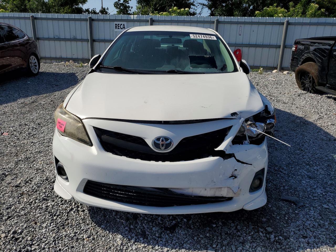 2012 Toyota Corolla S White vin: 5YFBU4EE4CP032811