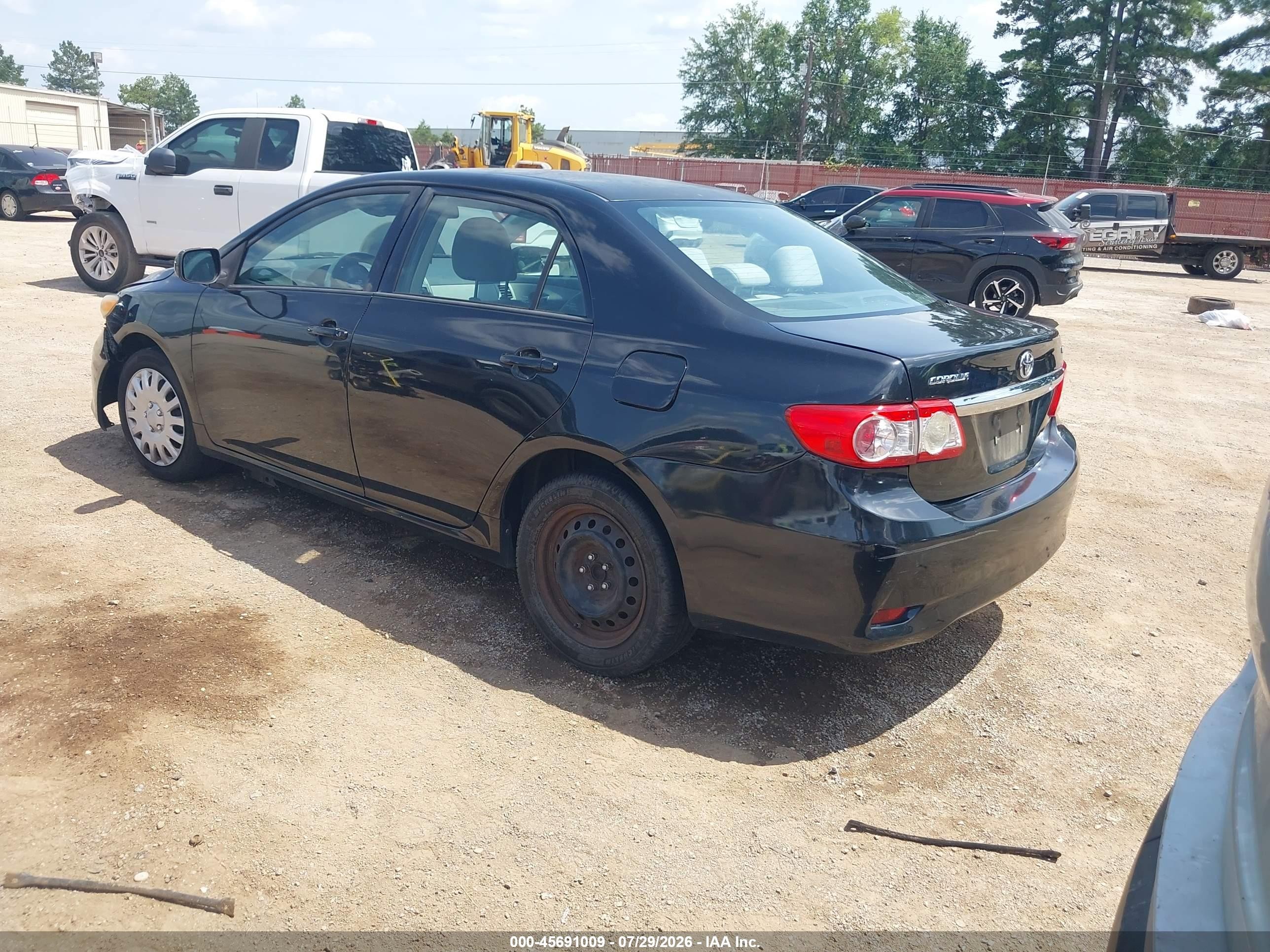 2012 Toyota Corolla Le Black vin: 5YFBU4EE4CP037409