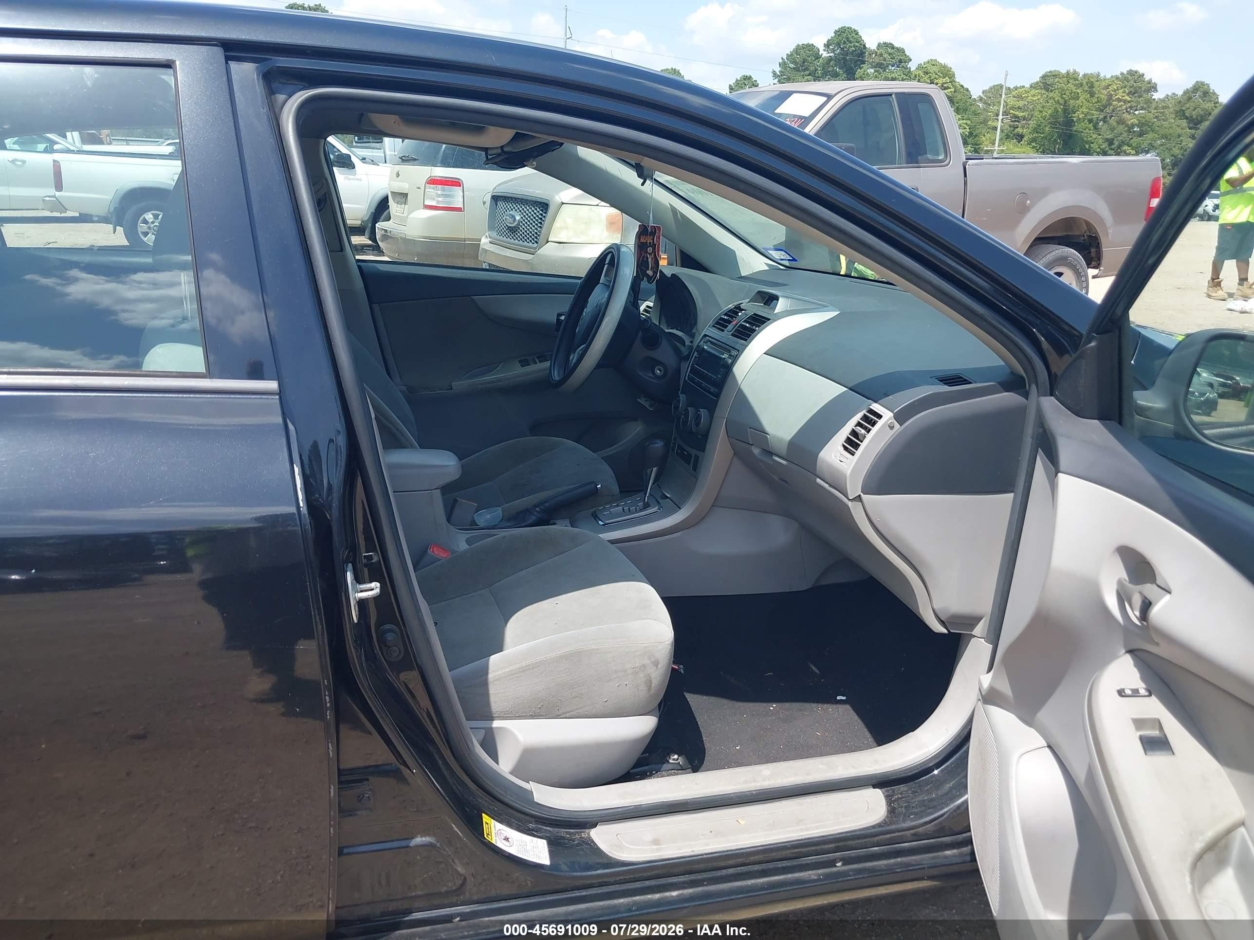 2012 Toyota Corolla Le Black vin: 5YFBU4EE4CP037409