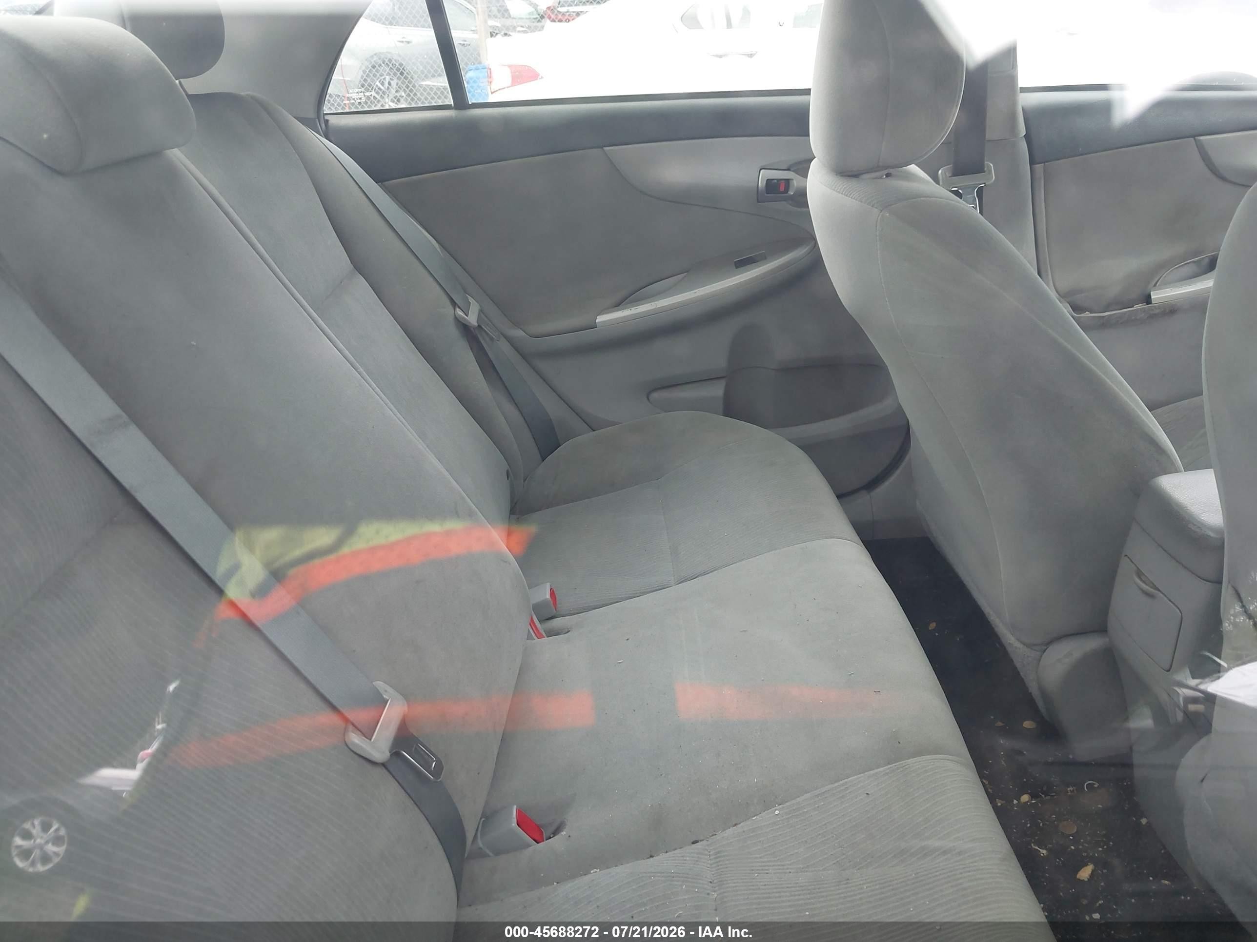 2012 Toyota Corolla Le Gray vin: 5YFBU4EE4CP043209