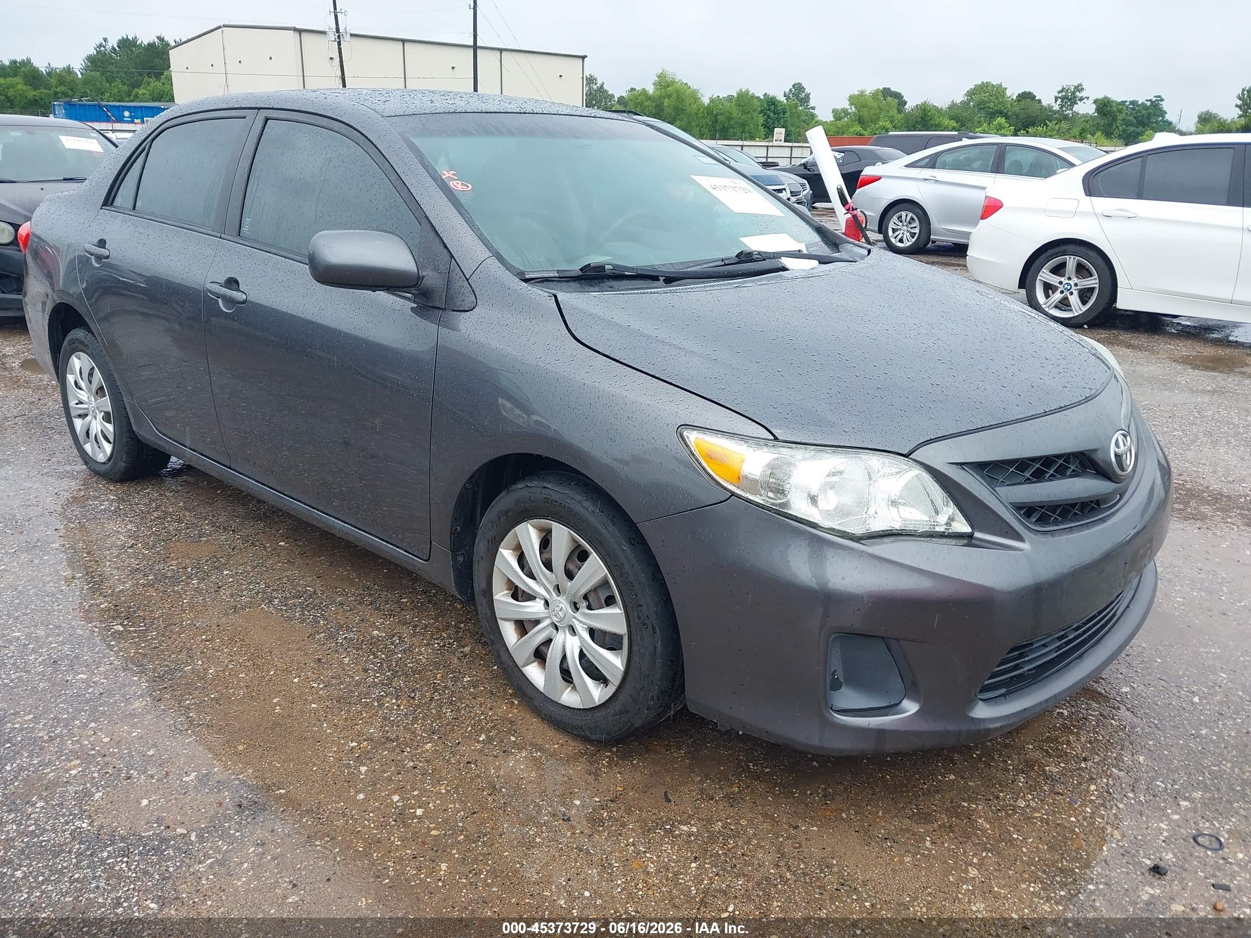 2012 Toyota Corolla Le Gray vin: 5YFBU4EE4CP043906