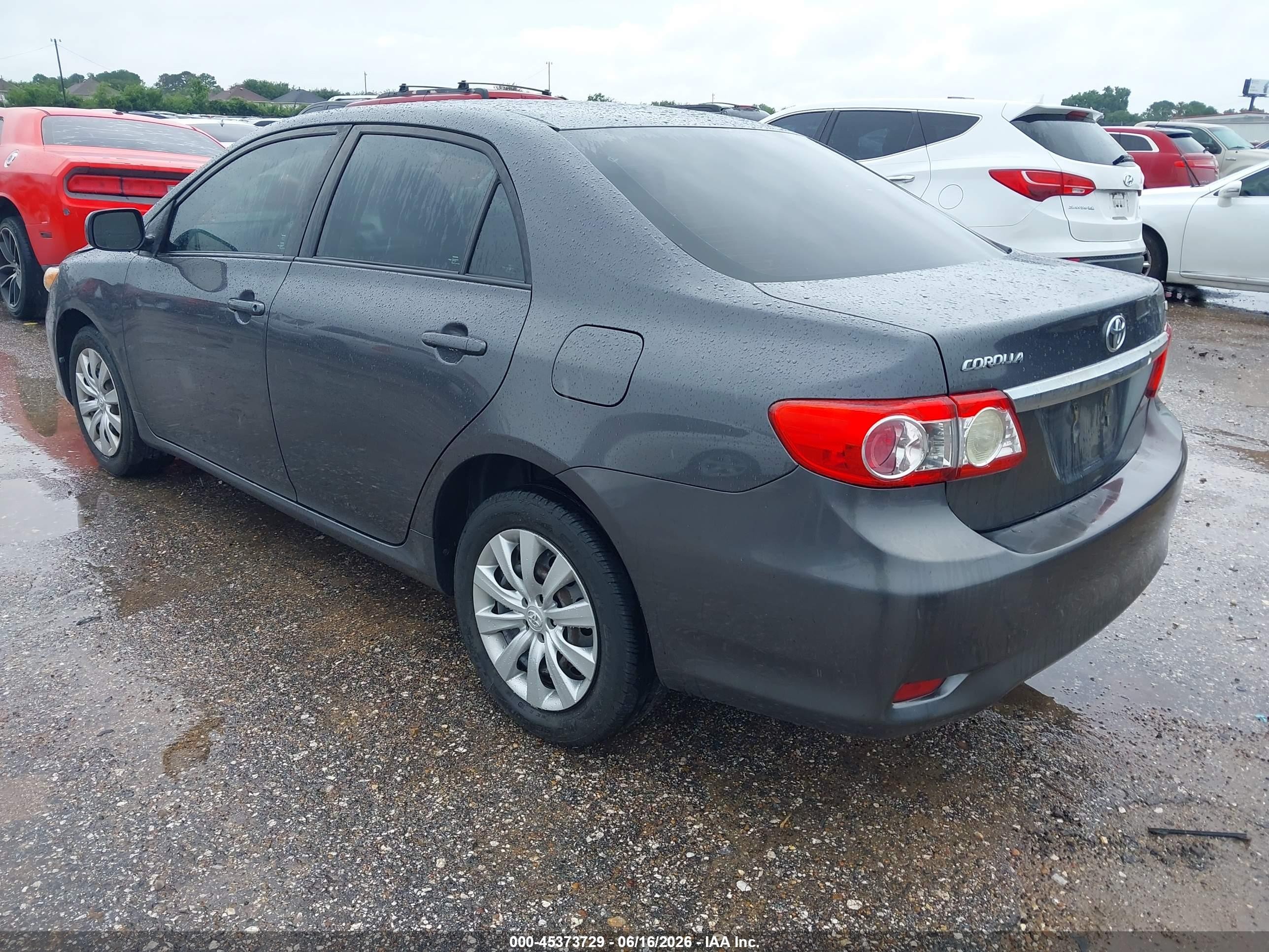 2012 Toyota Corolla Le Gray vin: 5YFBU4EE4CP043906