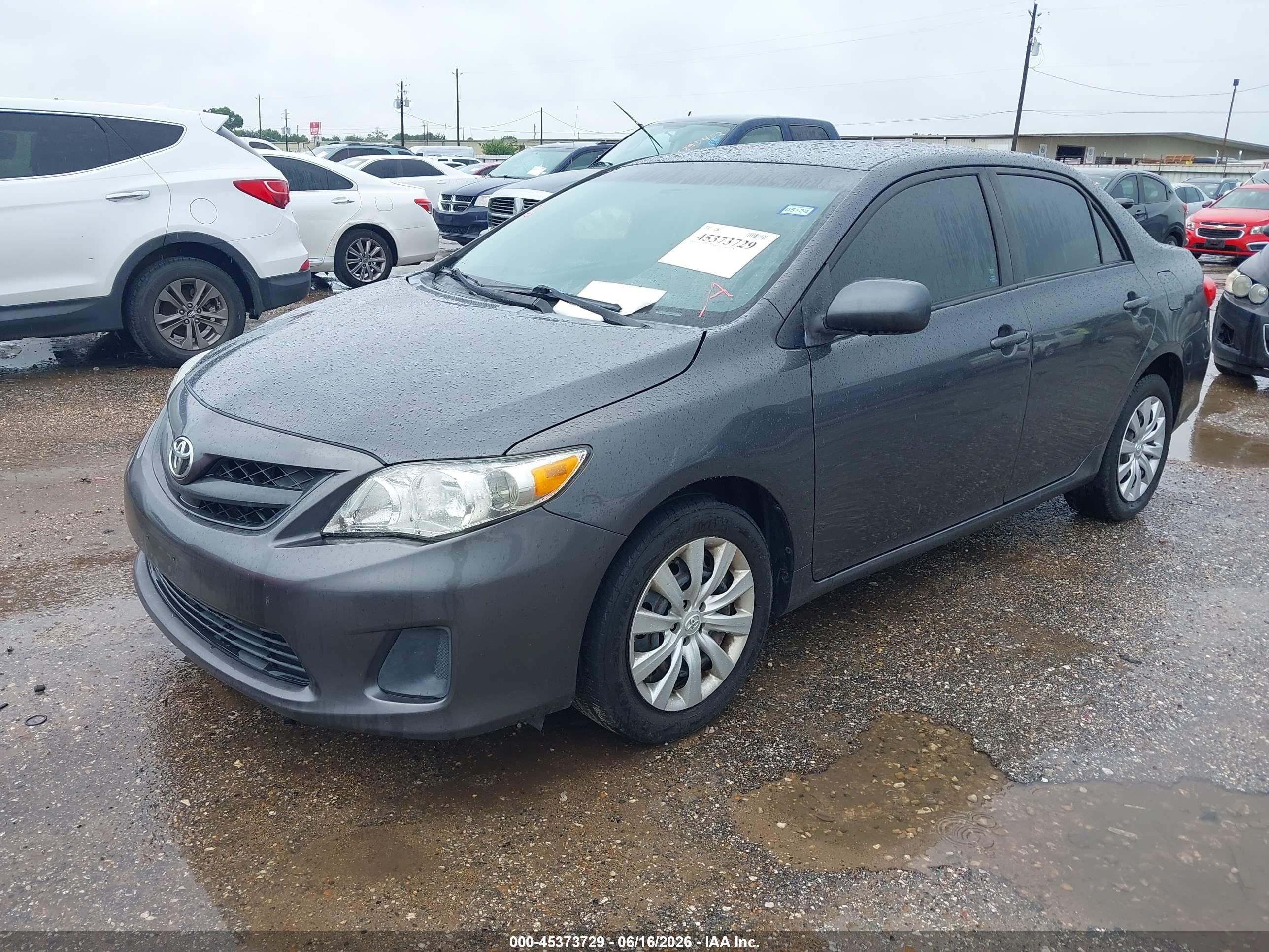 2012 Toyota Corolla Le Gray vin: 5YFBU4EE4CP043906