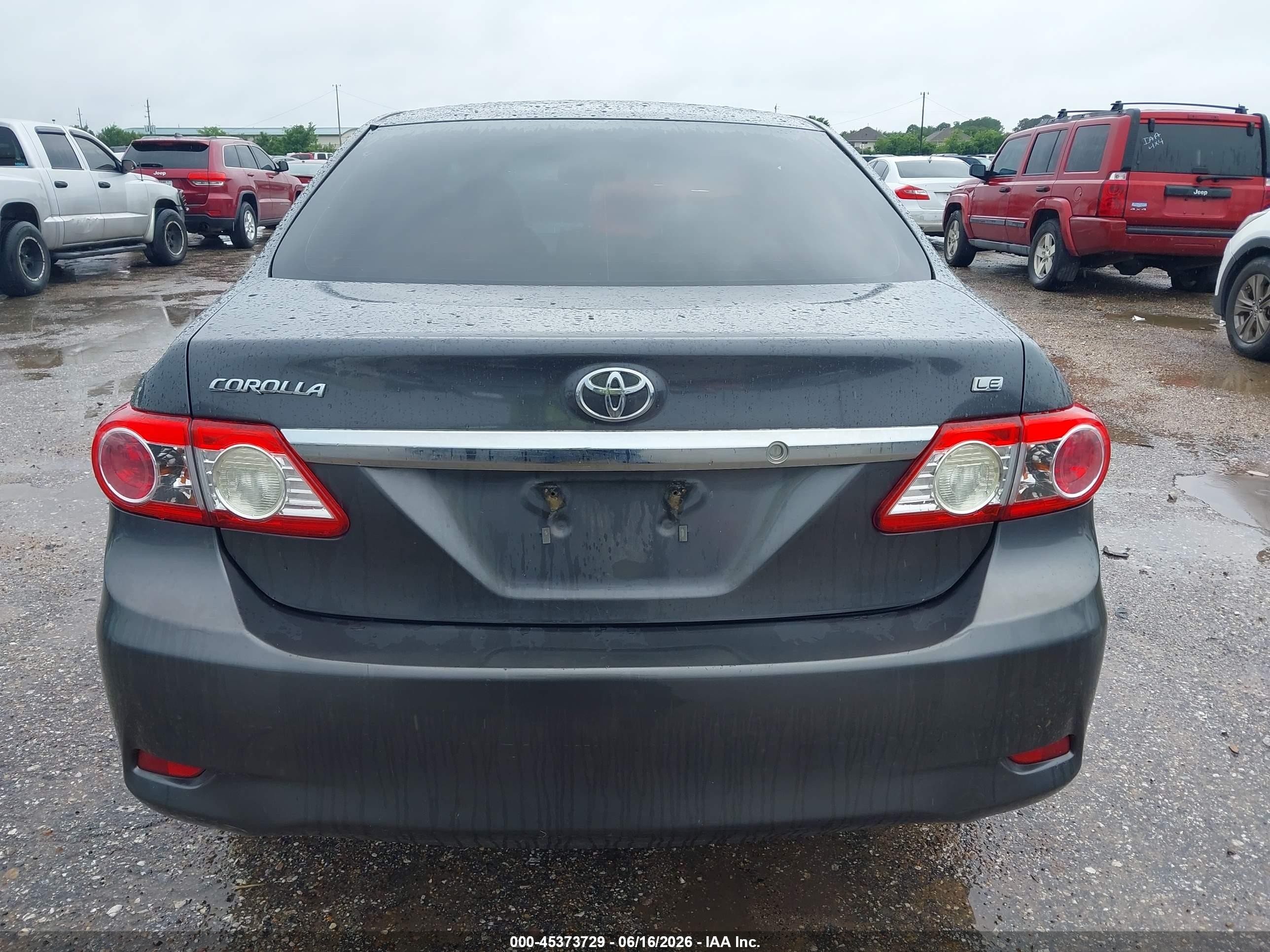 2012 Toyota Corolla Le Gray vin: 5YFBU4EE4CP043906