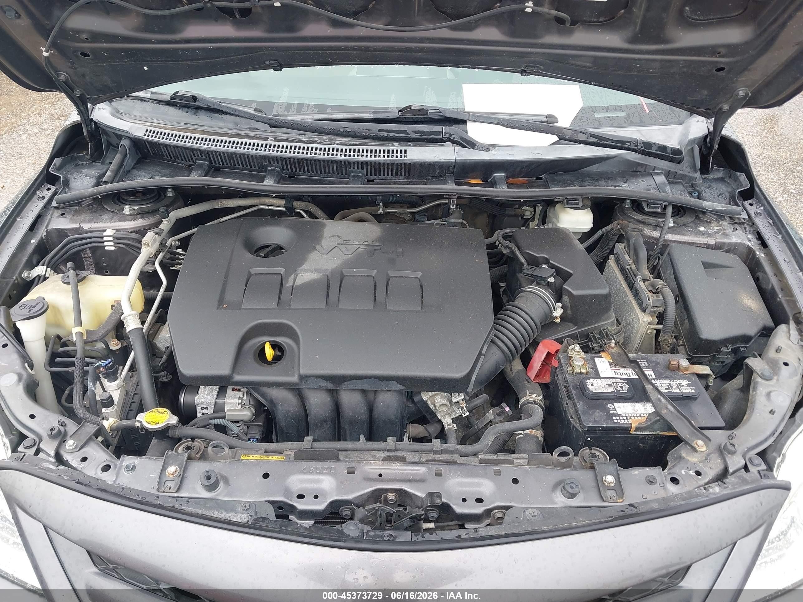 2012 Toyota Corolla Le Gray vin: 5YFBU4EE4CP043906