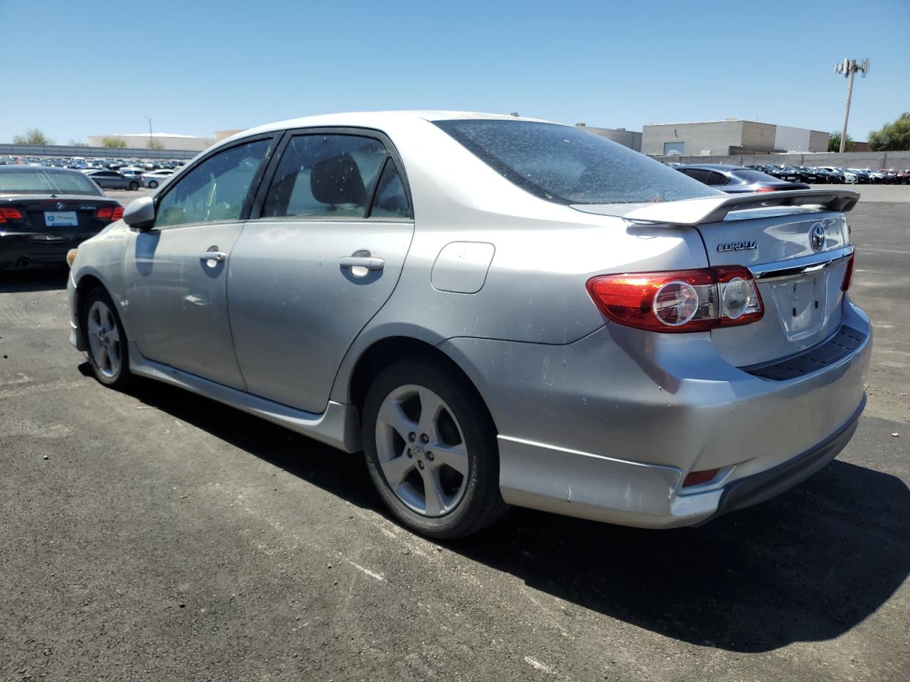 2012 Toyota Corolla S Silver vin: 5YFBU4EE4CP049592