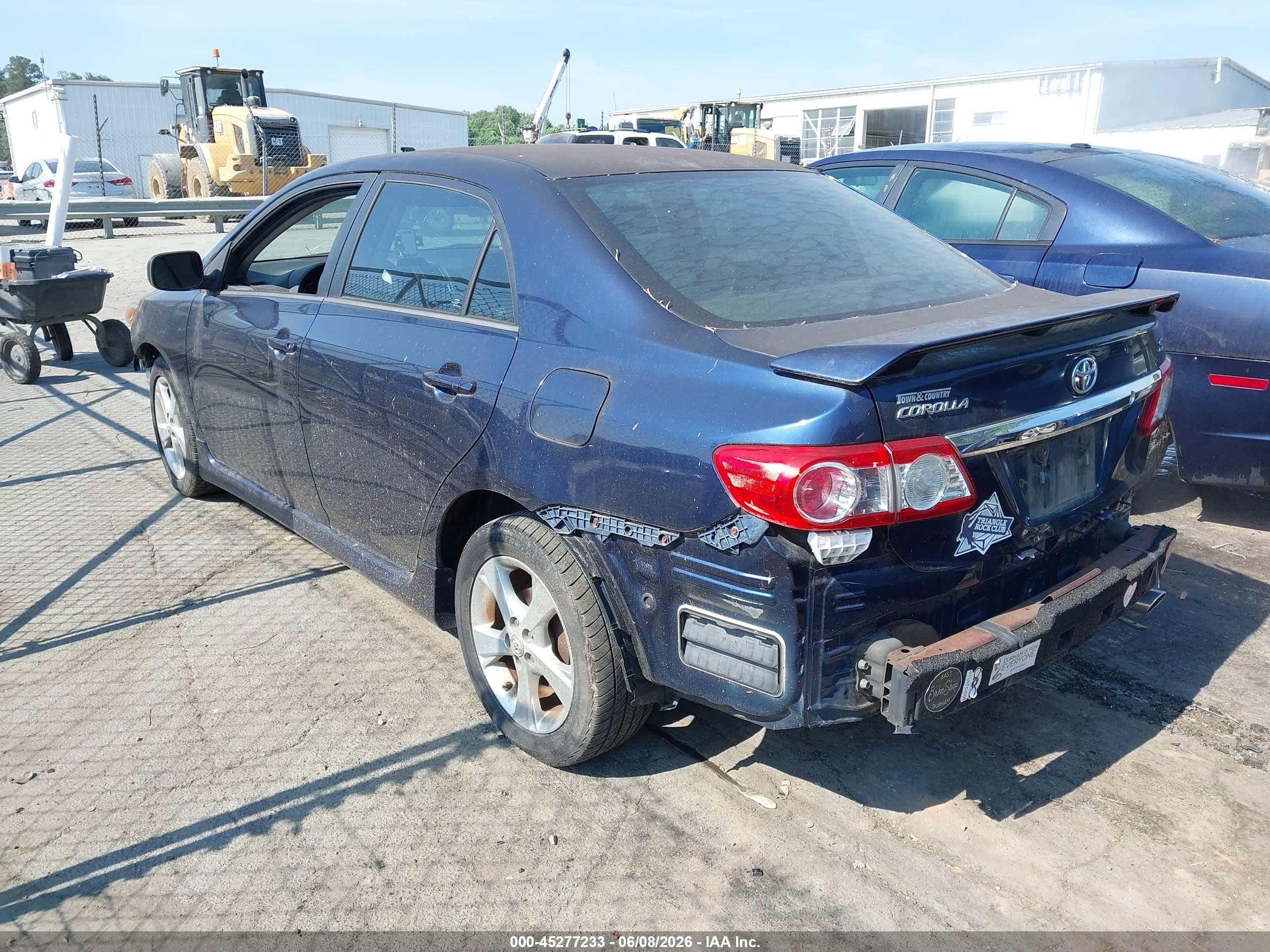 2012 Toyota Corolla S Blue vin: 5YFBU4EE4CP050659