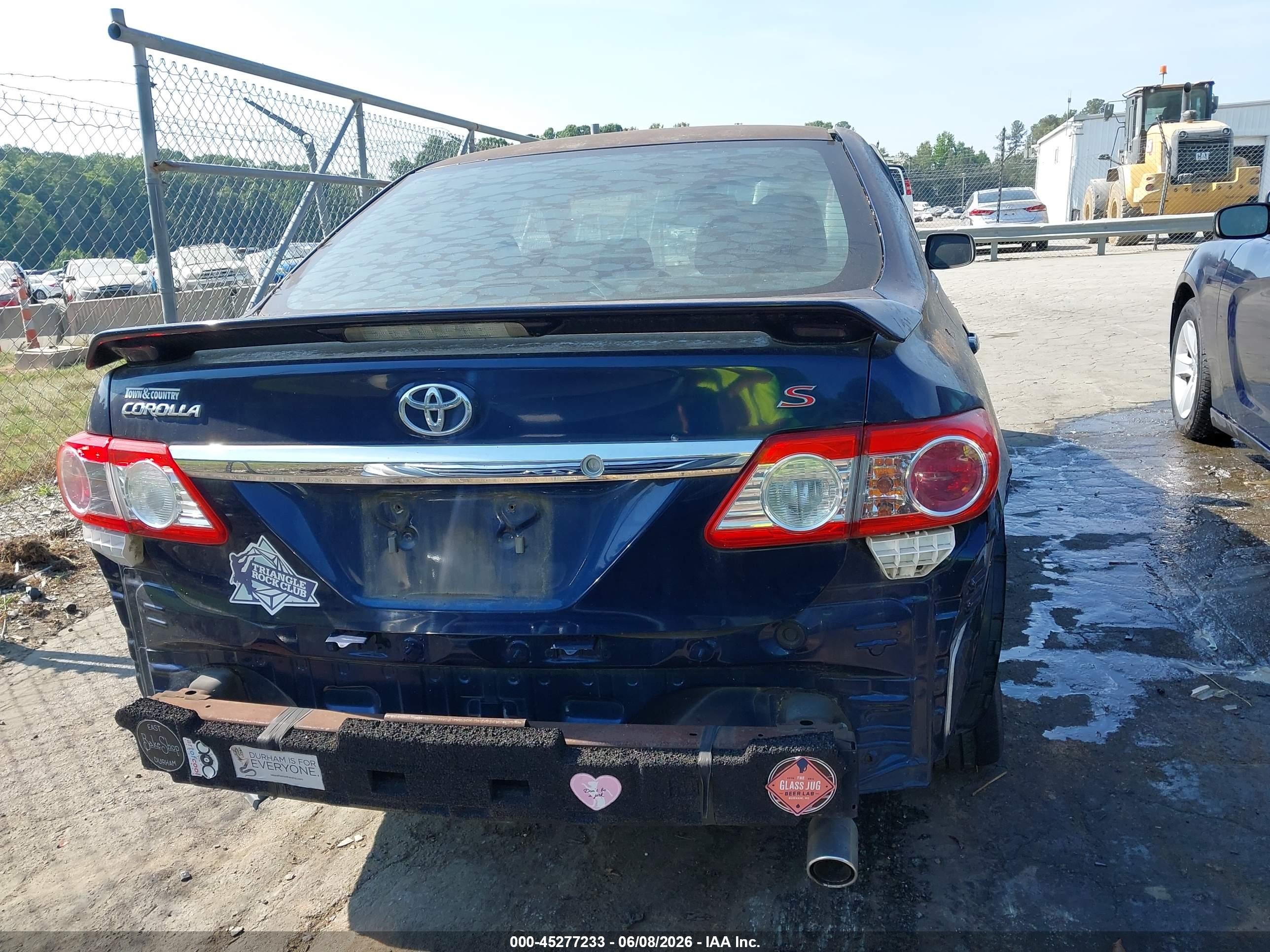 2012 Toyota Corolla S Blue vin: 5YFBU4EE4CP050659