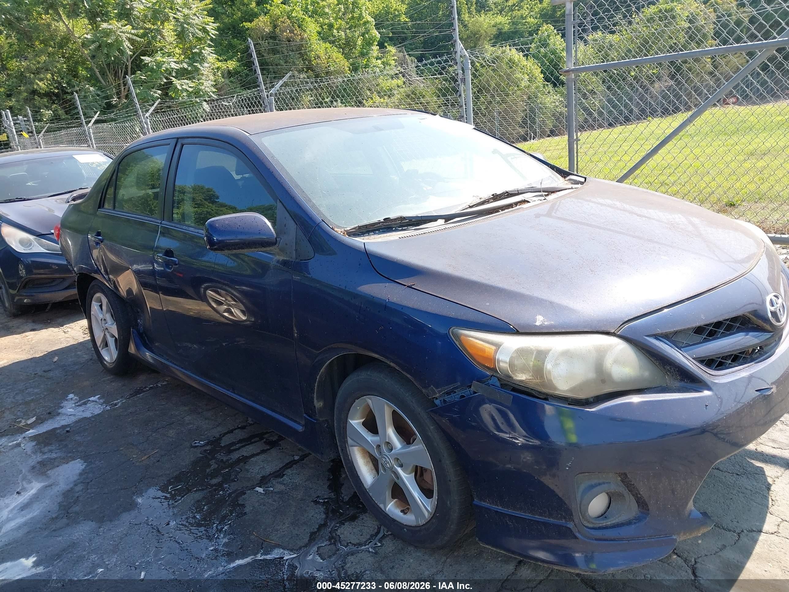 2012 Toyota Corolla S Blue vin: 5YFBU4EE4CP050659