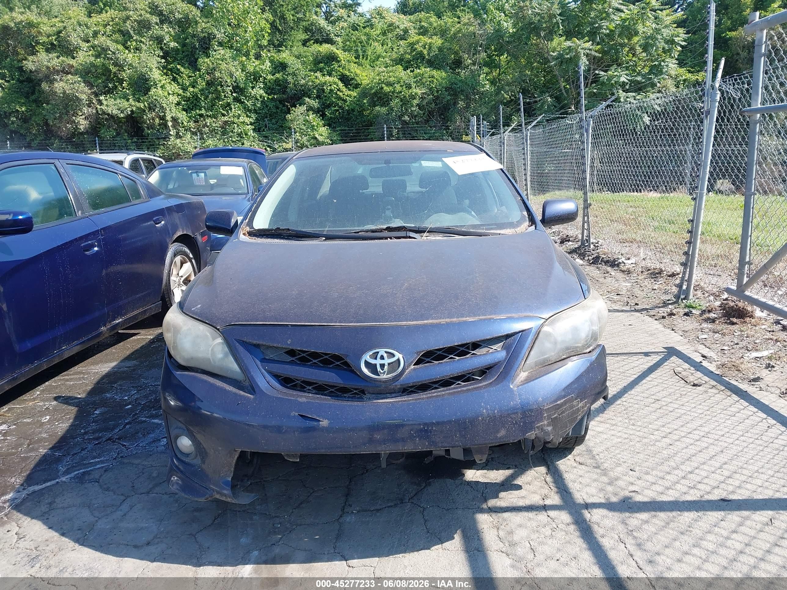 2012 Toyota Corolla S Blue vin: 5YFBU4EE4CP050659