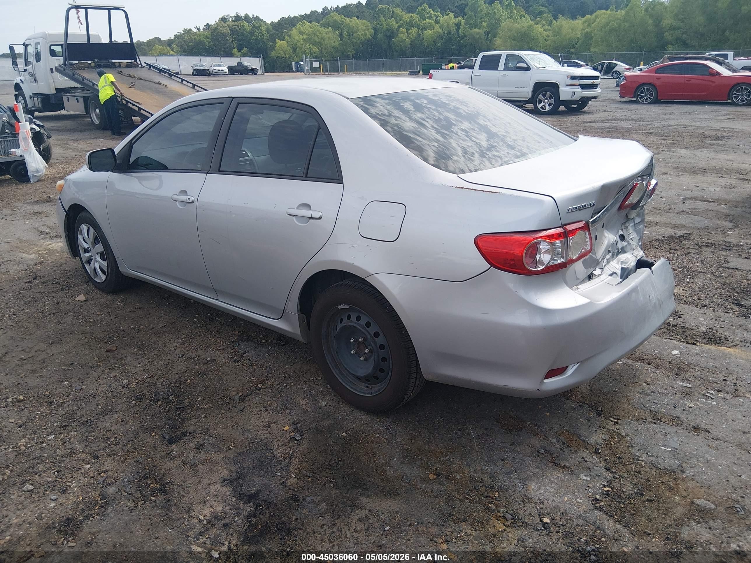 2012 Toyota Corolla Le Silver vin: 5YFBU4EE4CP052167