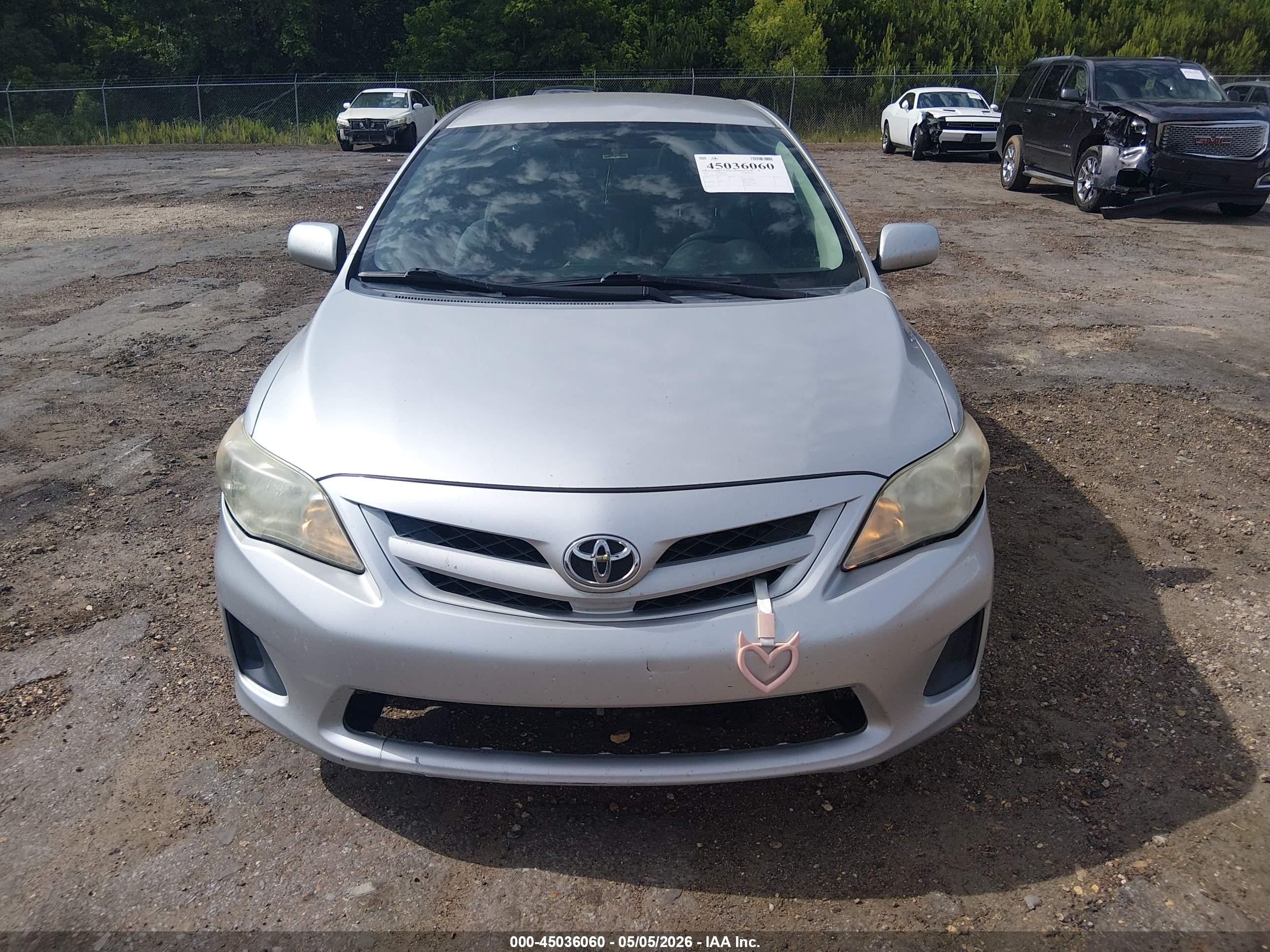 2012 Toyota Corolla Le Silver vin: 5YFBU4EE4CP052167