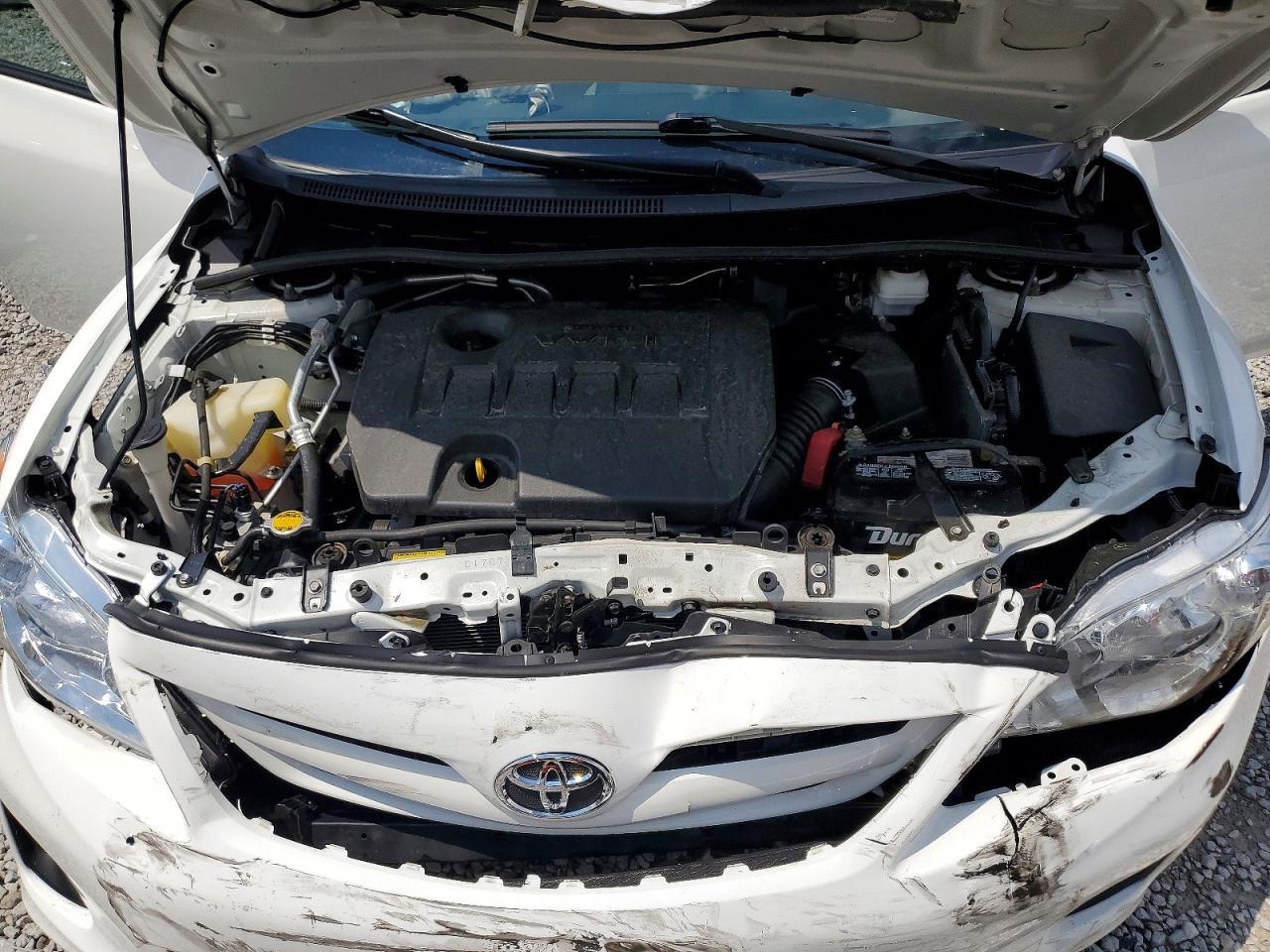 2012 Toyota Corolla L White vin: 5YFBU4EE4CP052671