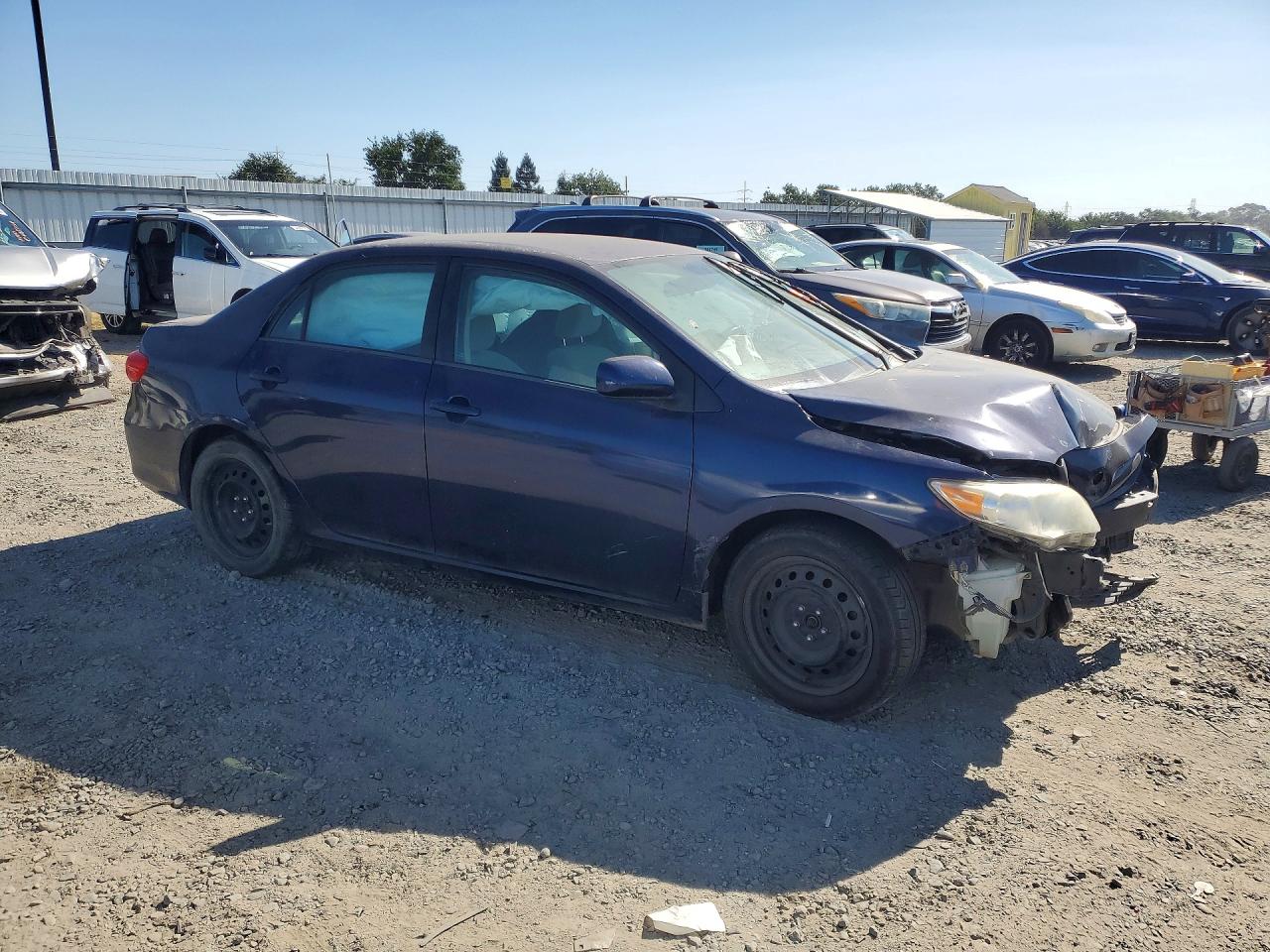 2012 Toyota Corolla Le Blue vin: 5YFBU4EE4CP053917