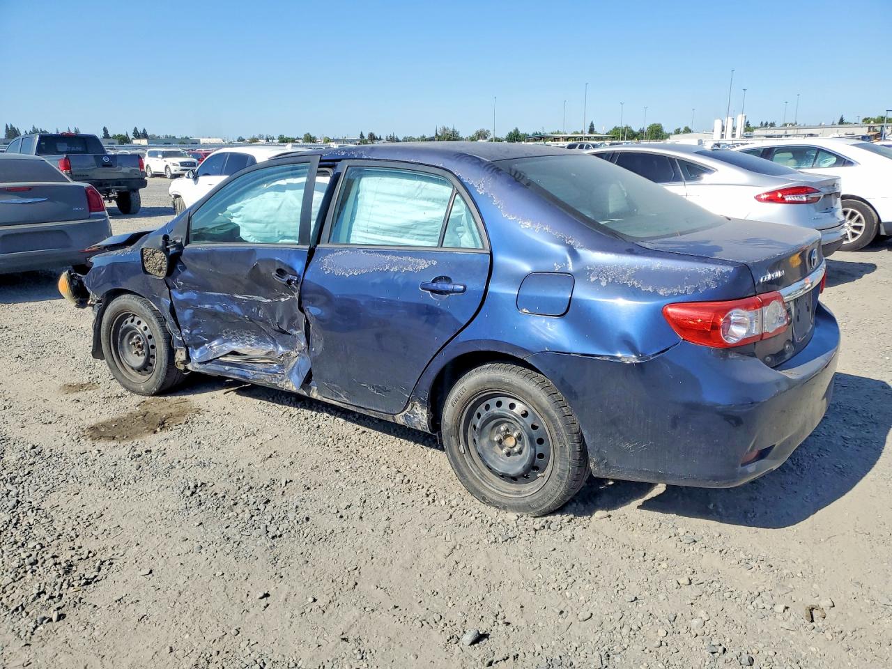 2012 Toyota Corolla Le Blue vin: 5YFBU4EE4CP053917
