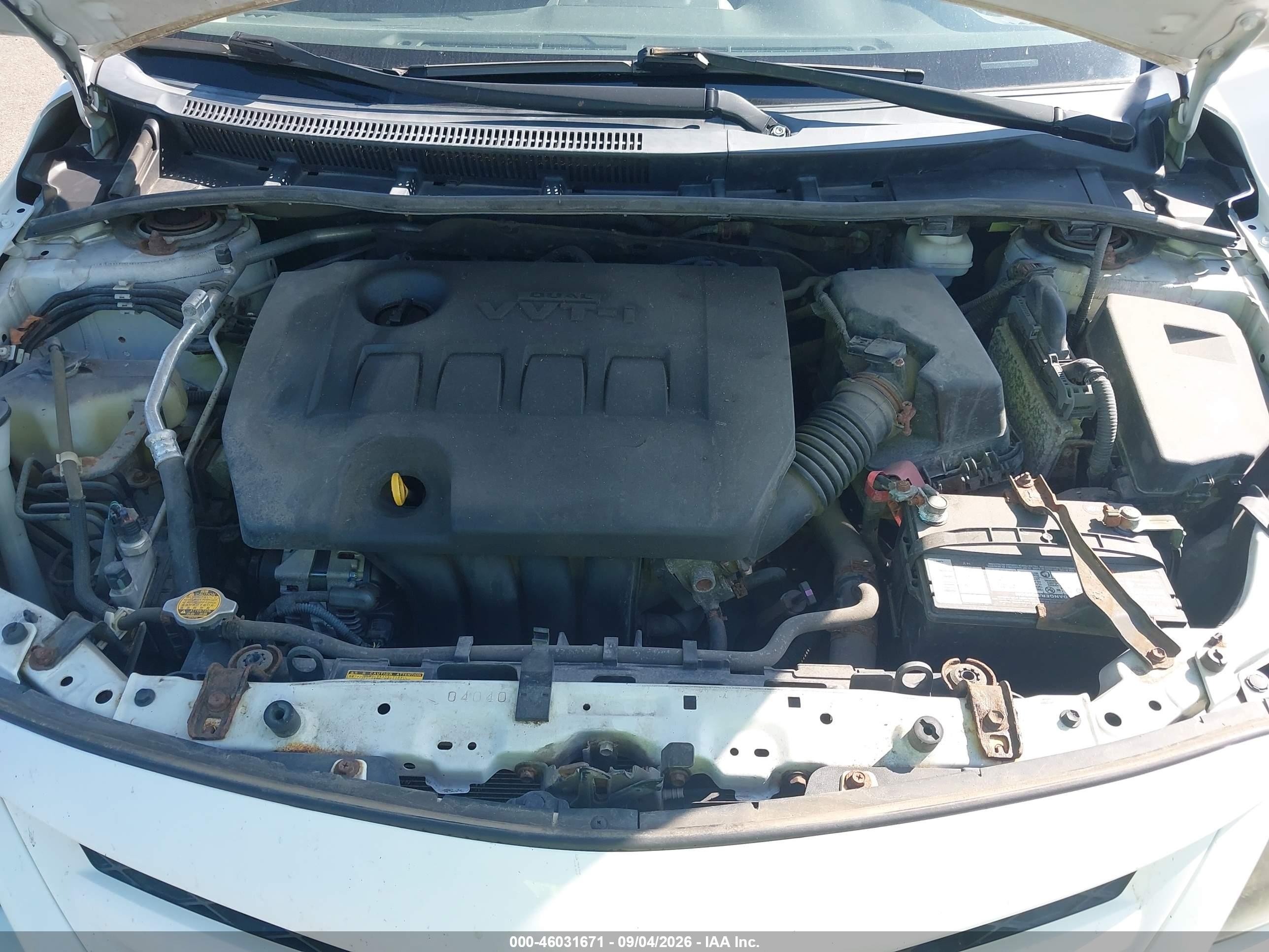 2012 Toyota Corolla S White vin: 5YFBU4EE4CP054923