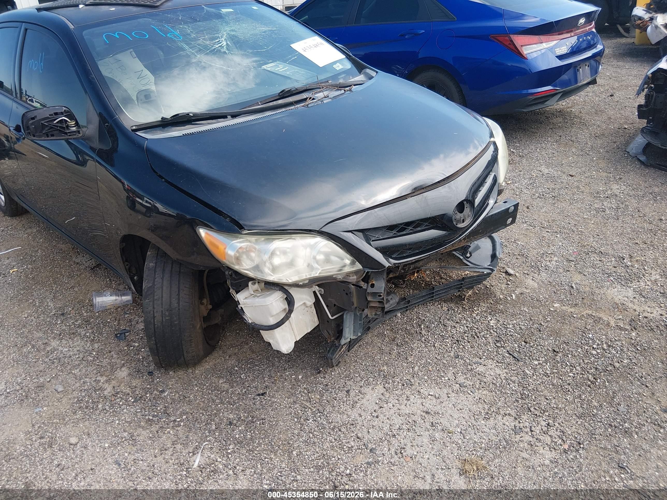2012 Toyota Corolla Le Black vin: 5YFBU4EE4CP055392