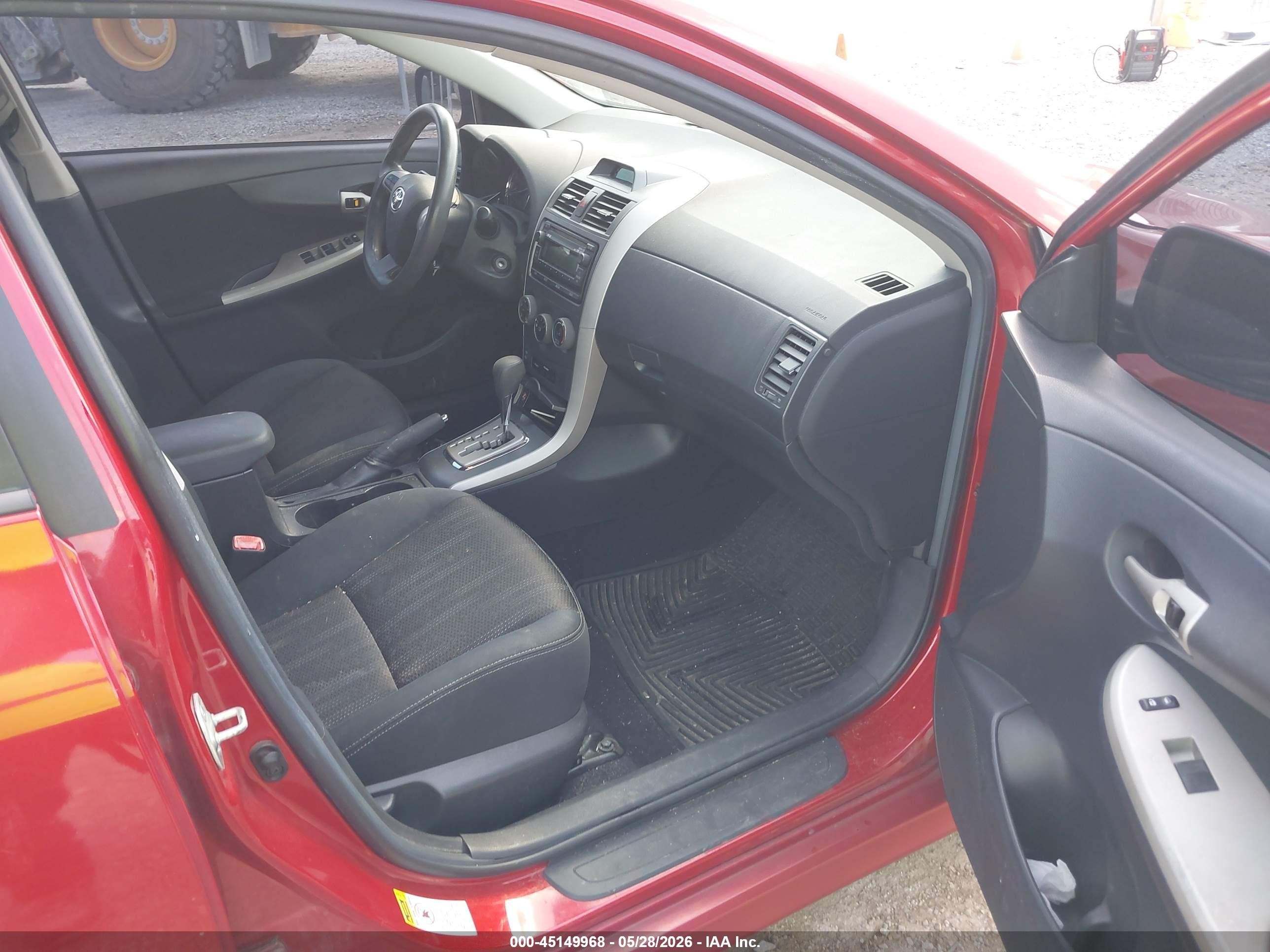 2012 Toyota Corolla S Red vin: 5YFBU4EE4CP056736
