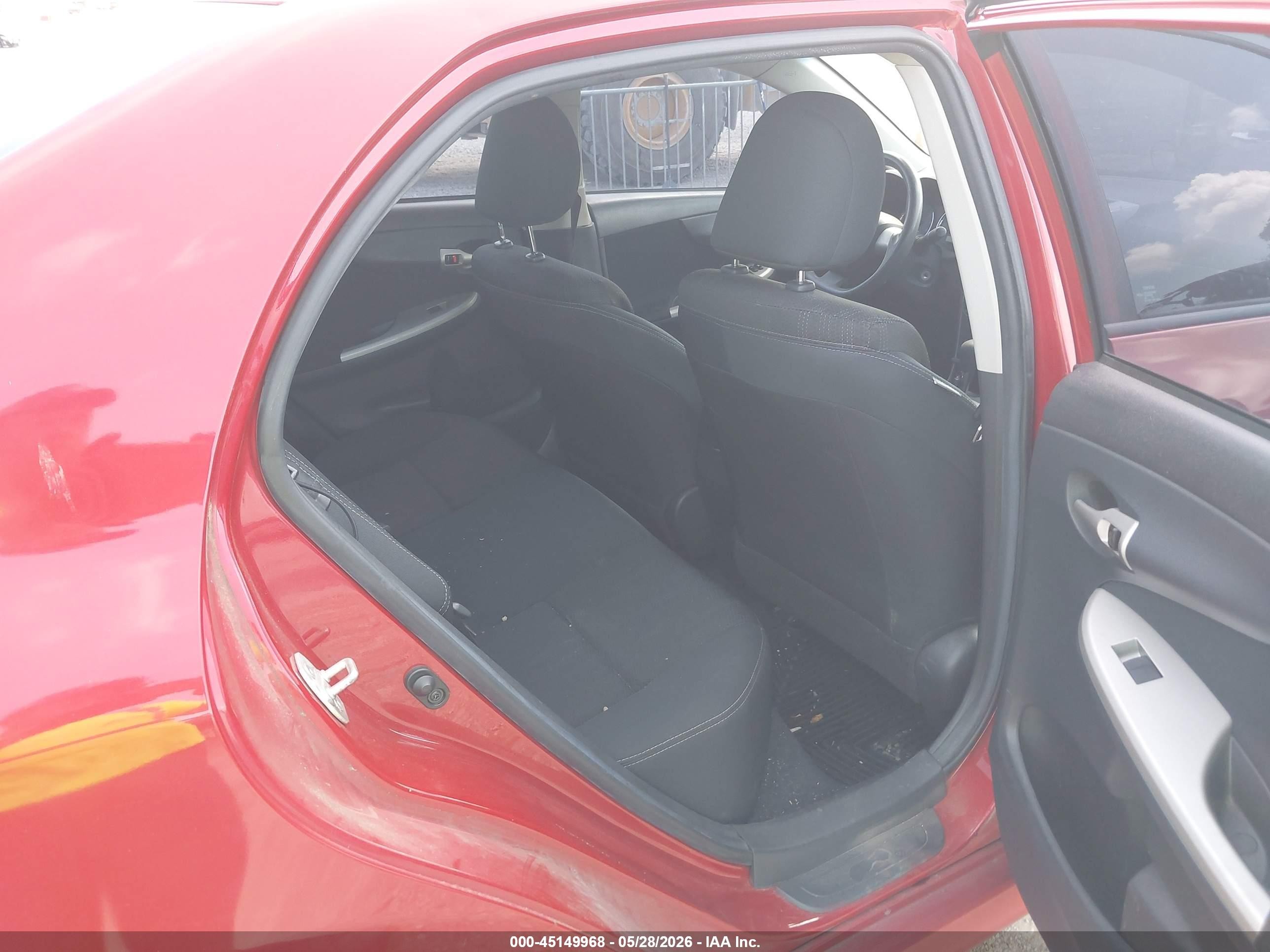 2012 Toyota Corolla S Red vin: 5YFBU4EE4CP056736