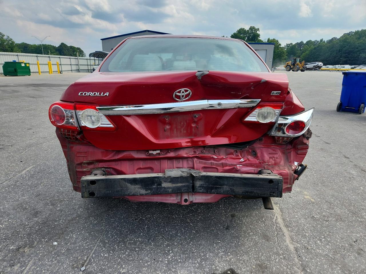 2012 Toyota Corolla Le Burgundy vin: 5YFBU4EE4CP062522