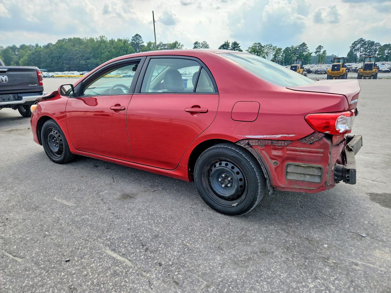 2012 Toyota Corolla Le Burgundy vin: 5YFBU4EE4CP062522