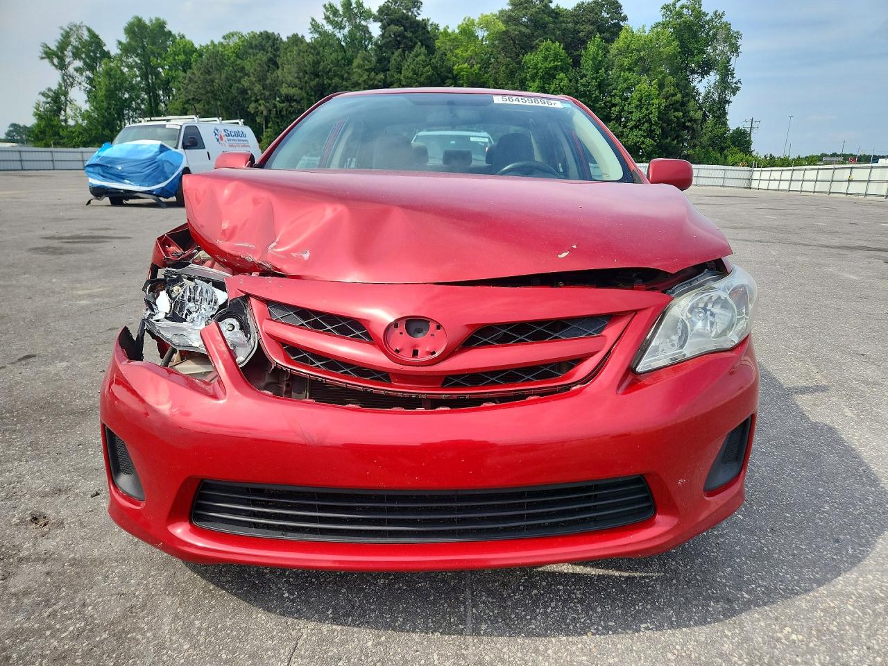 2012 Toyota Corolla Le Burgundy vin: 5YFBU4EE4CP062522