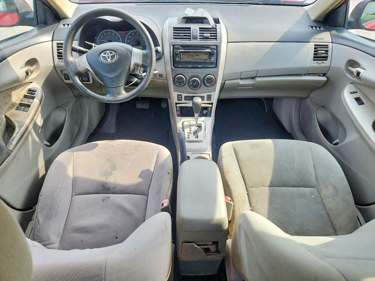 2012 Toyota Corolla Le Burgundy vin: 5YFBU4EE4CP062522