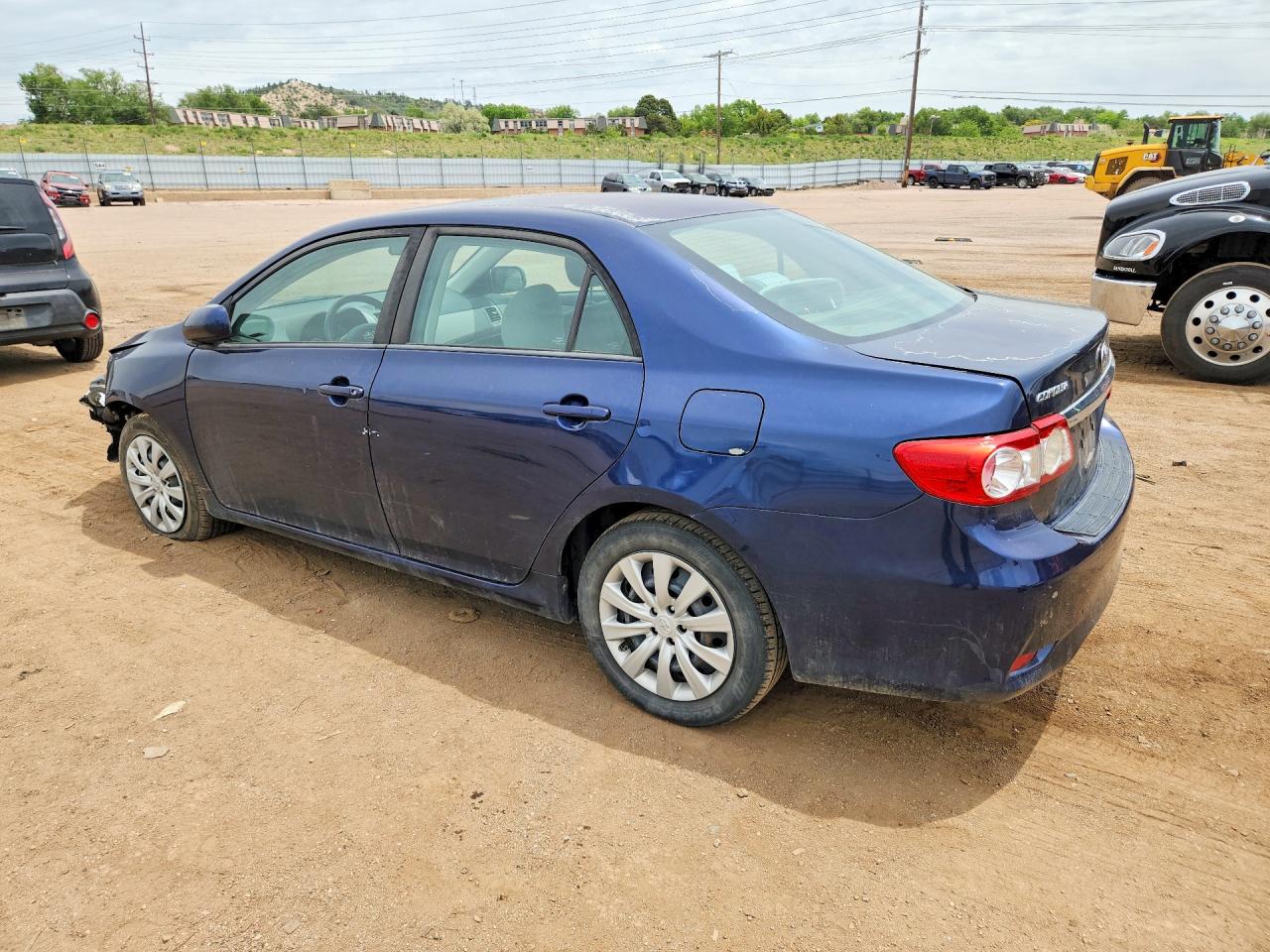 2012 Toyota Corolla Le Blue vin: 5YFBU4EE4CP064352
